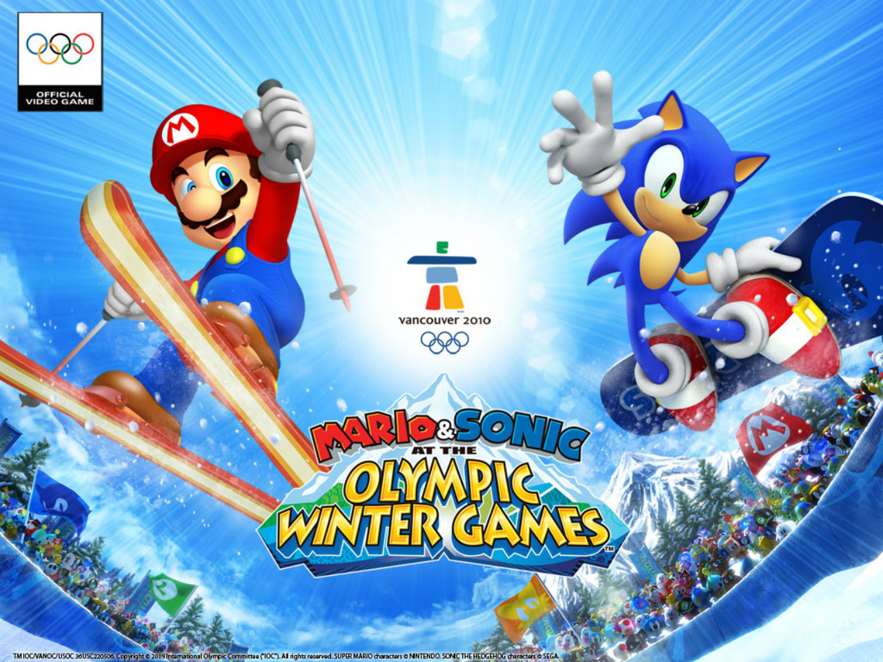 1497201 Hintergrundbild herunterladen computerspiele, mario & sonic bei den olympischen winterspielen - Bildschirmschoner und Bilder kostenlos