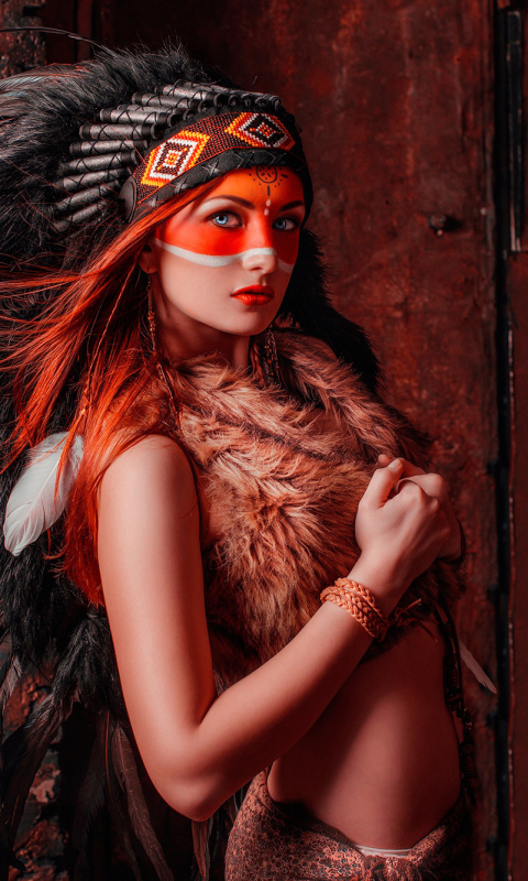 Download mobile wallpaper Women, Native American for free.