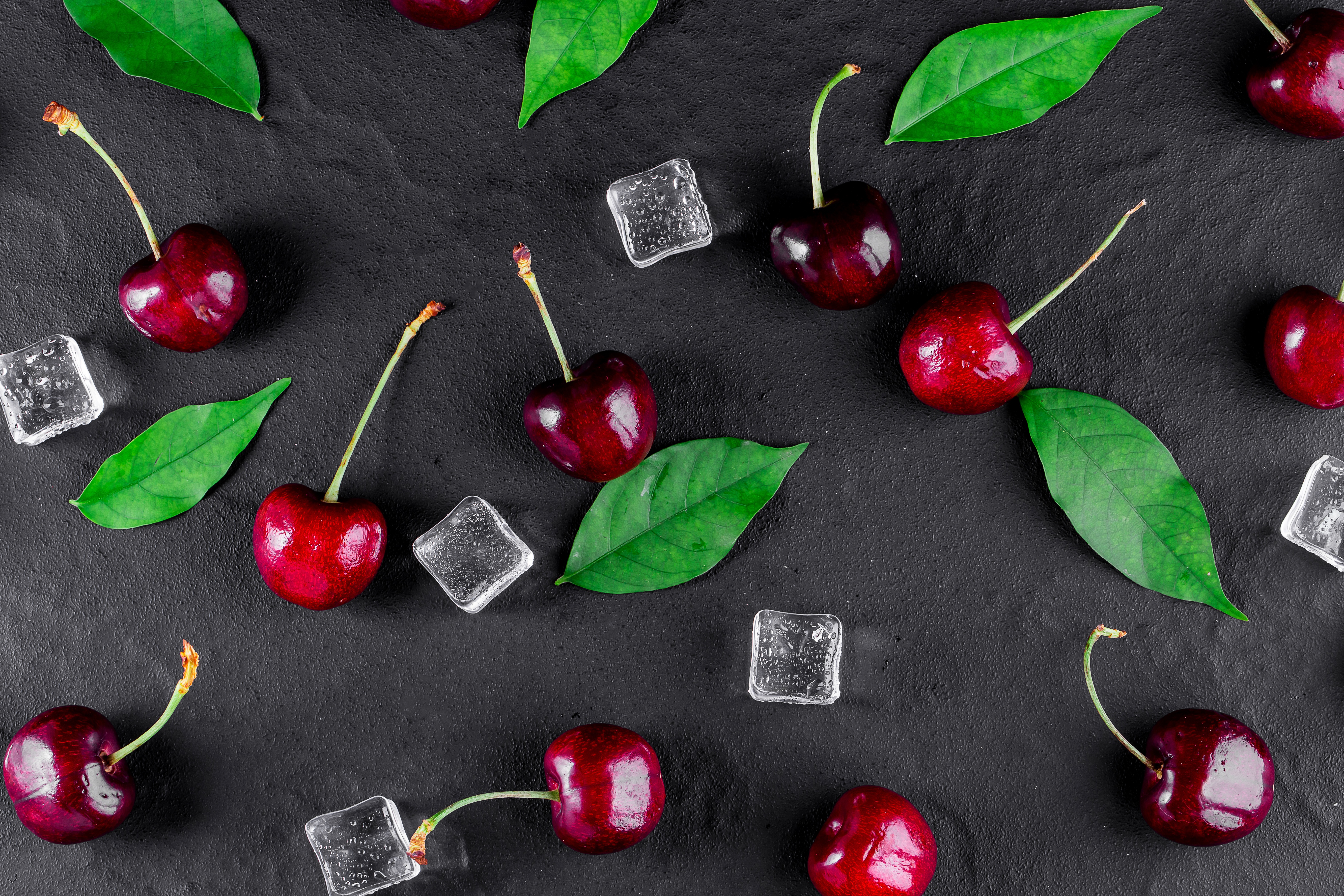 Free download wallpaper Fruits, Food, Cherry, Still Life, Fruit, Ice Cube on your PC desktop