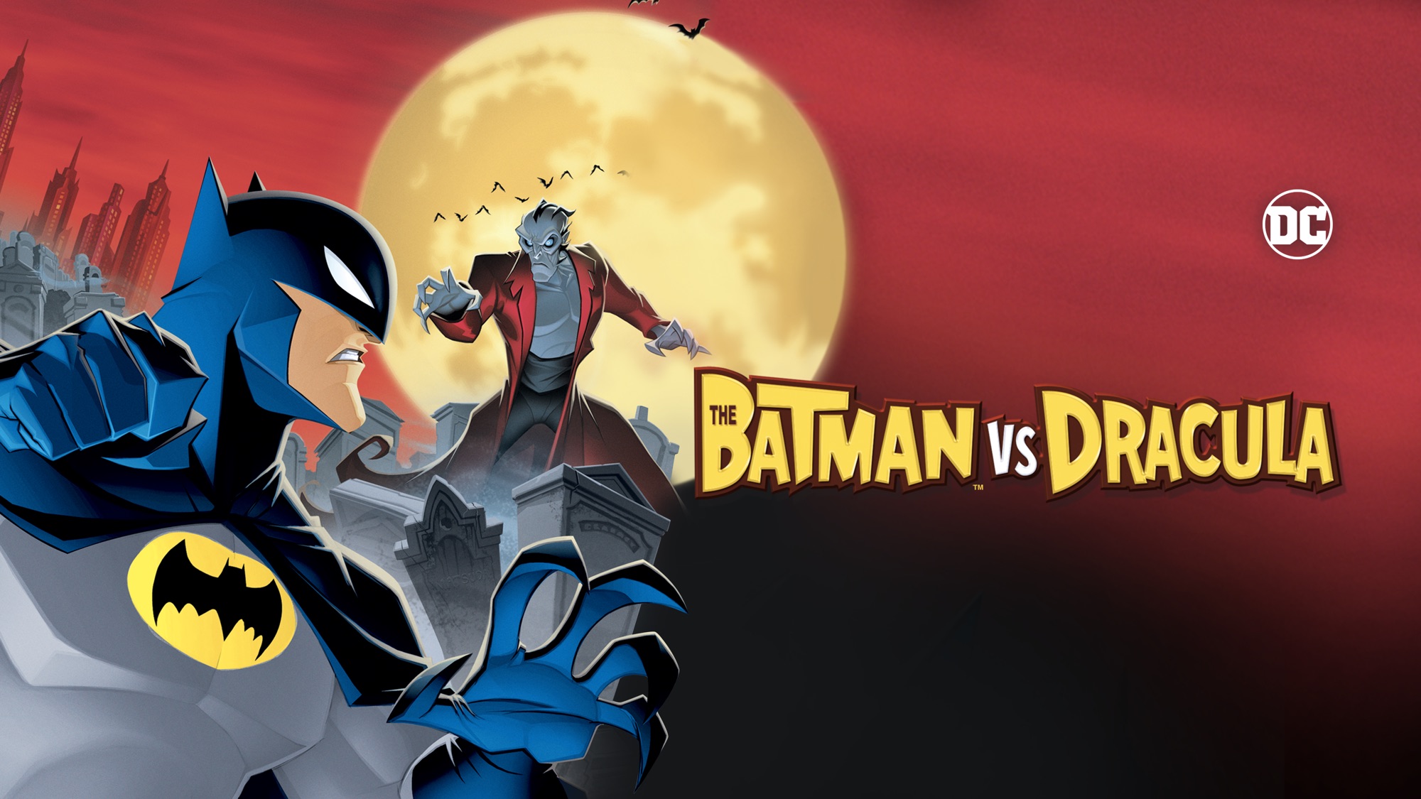 Laden Sie The Batman Vs Dracula HD-Desktop-Hintergründe herunter