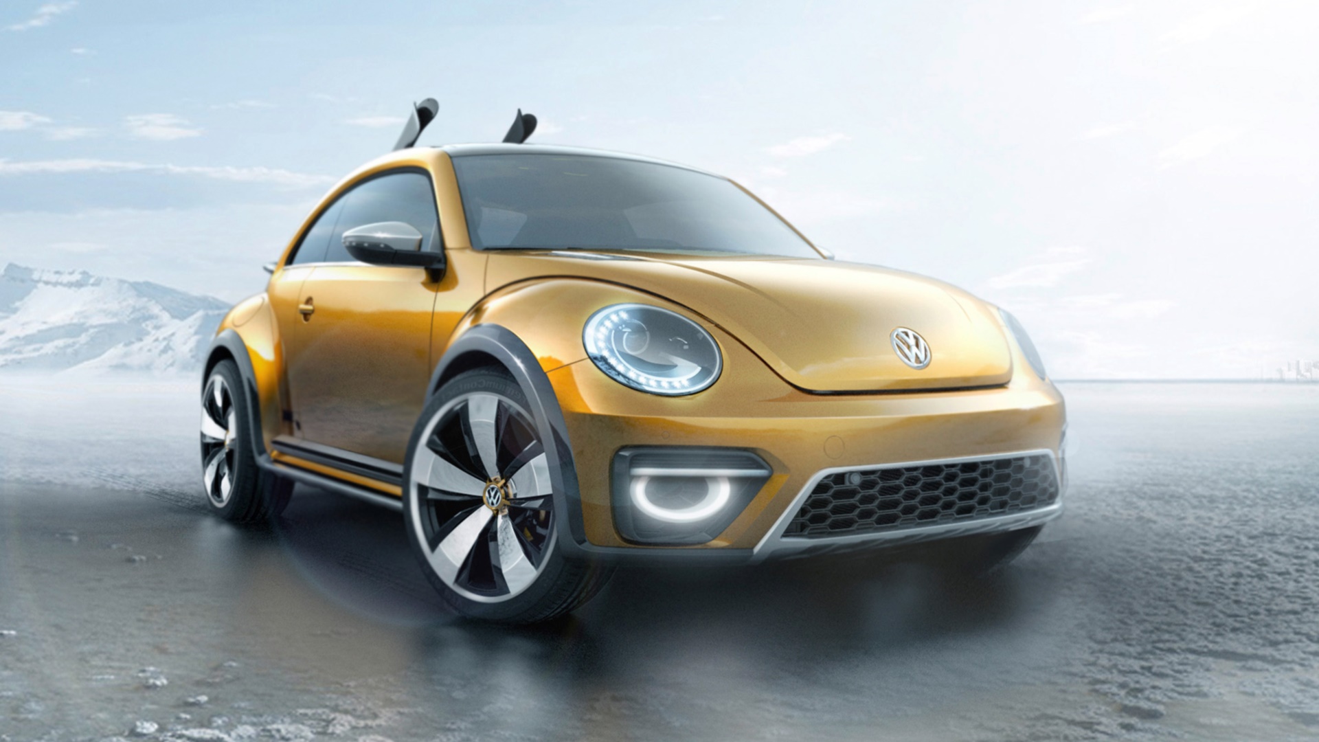 Скачать обои Концепт Volkswagen Beetle Dune 2014 Года Выпуска на телефон бесплатно