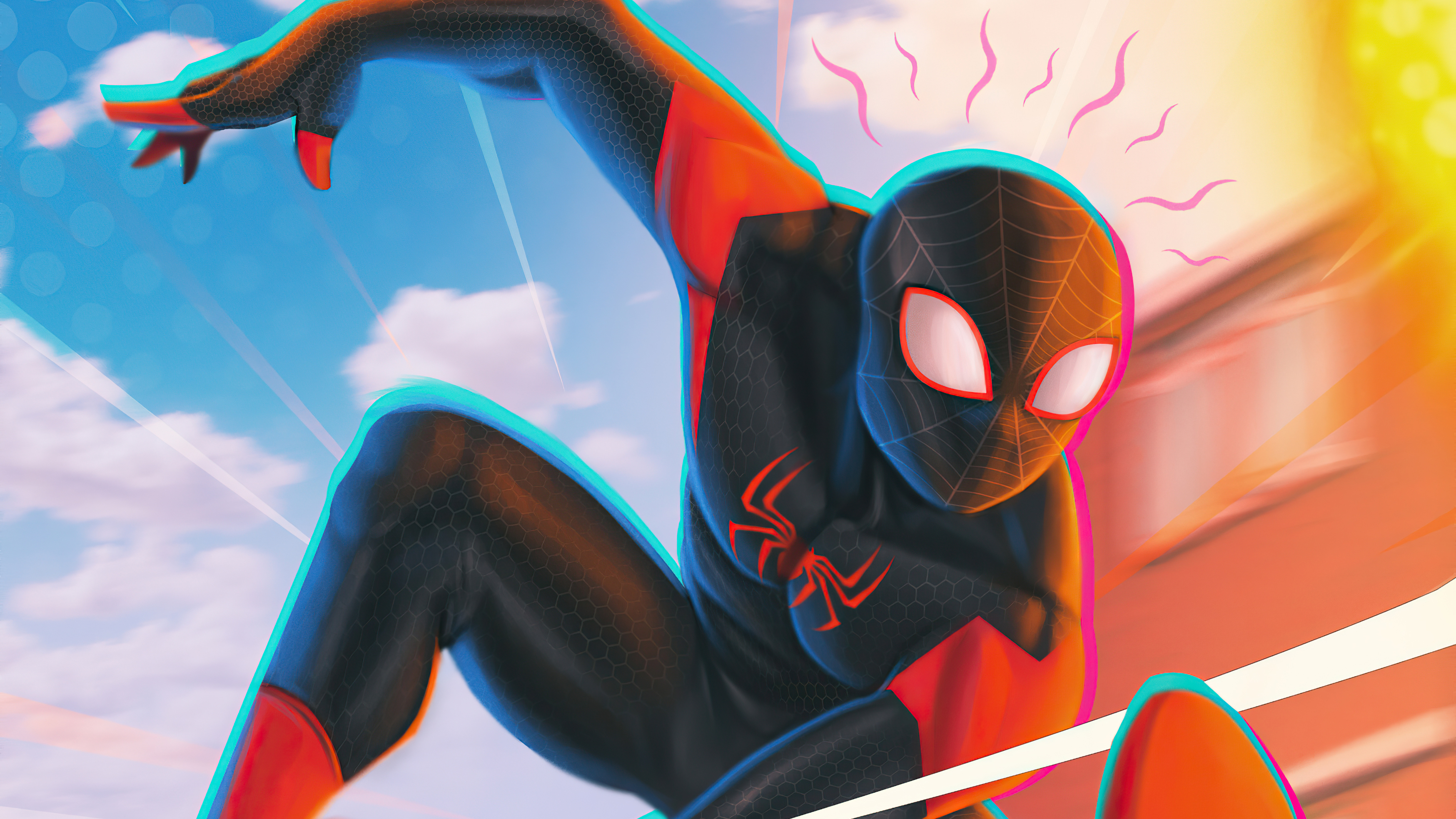 Téléchargez gratuitement l'image Spider Man, Film, Homme Araignée, Miles Morales, Spider Man: Dans Le Spider Verse sur le bureau de votre PC