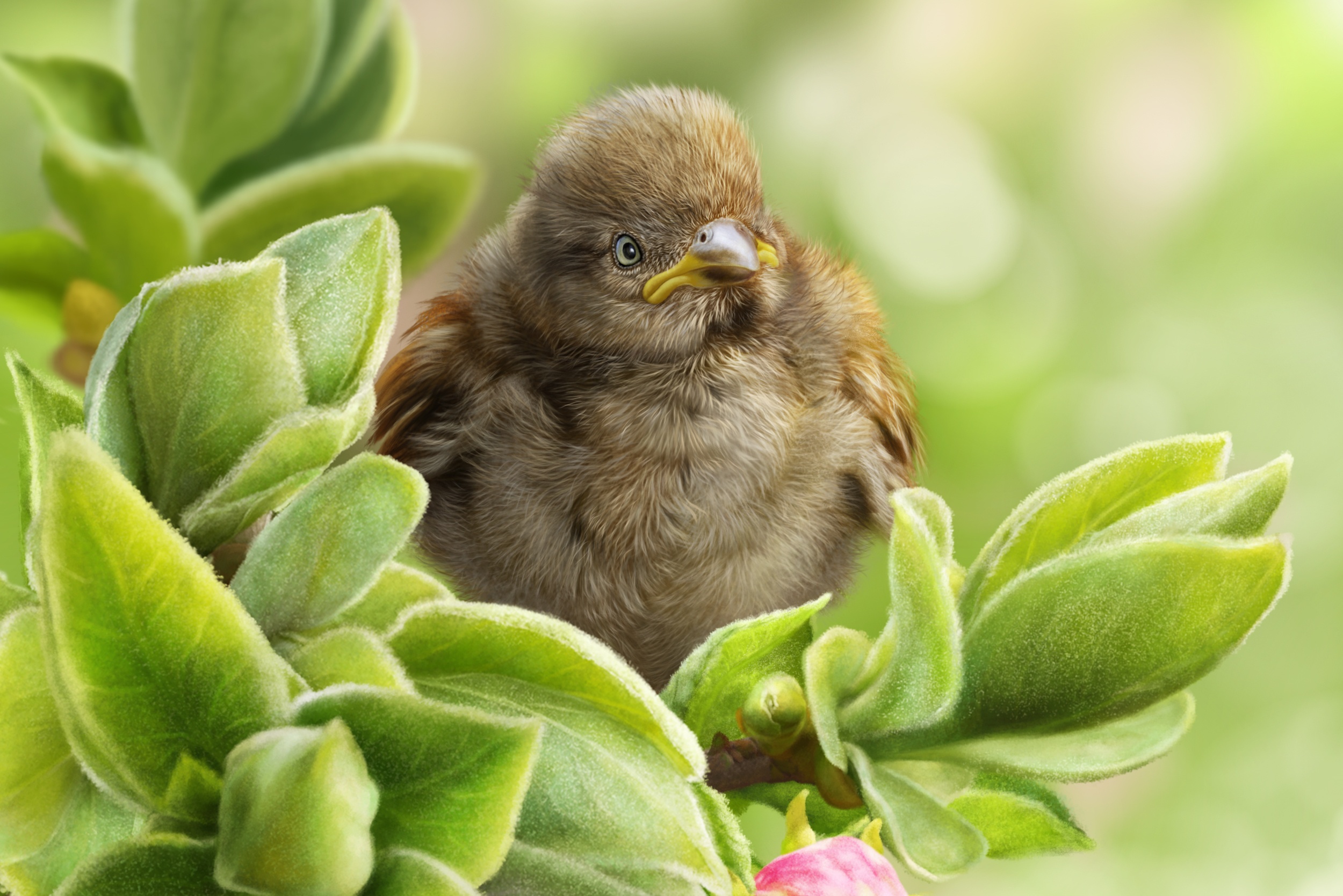 Free download wallpaper Birds, Bird, Sparrow, Branch, Animal on your PC desktop