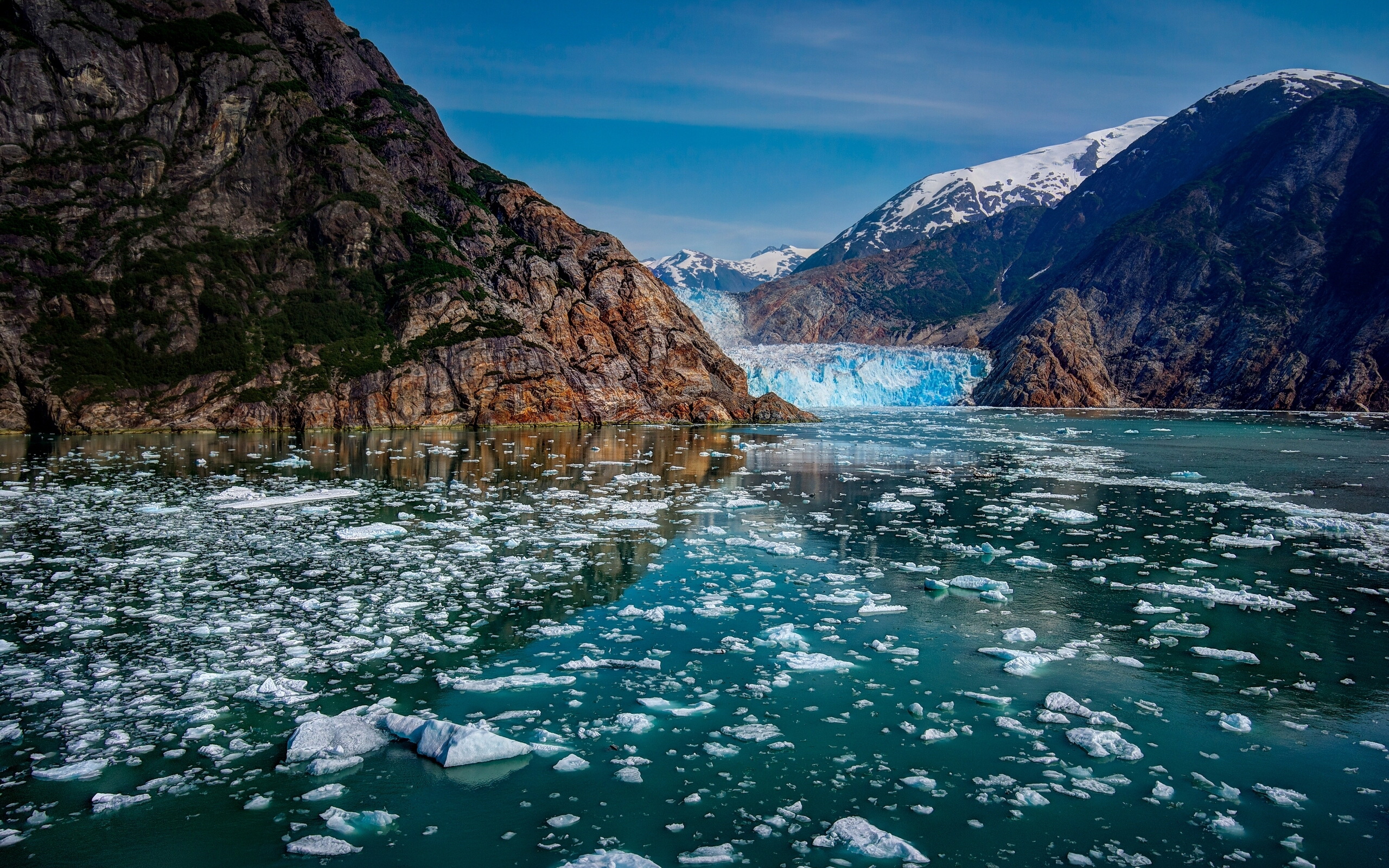 Laden Sie das Eis, Gebirge, Gletscher, Alaska, Erde/natur, Glacier Bay Nationalpark-Bild kostenlos auf Ihren PC-Desktop herunter