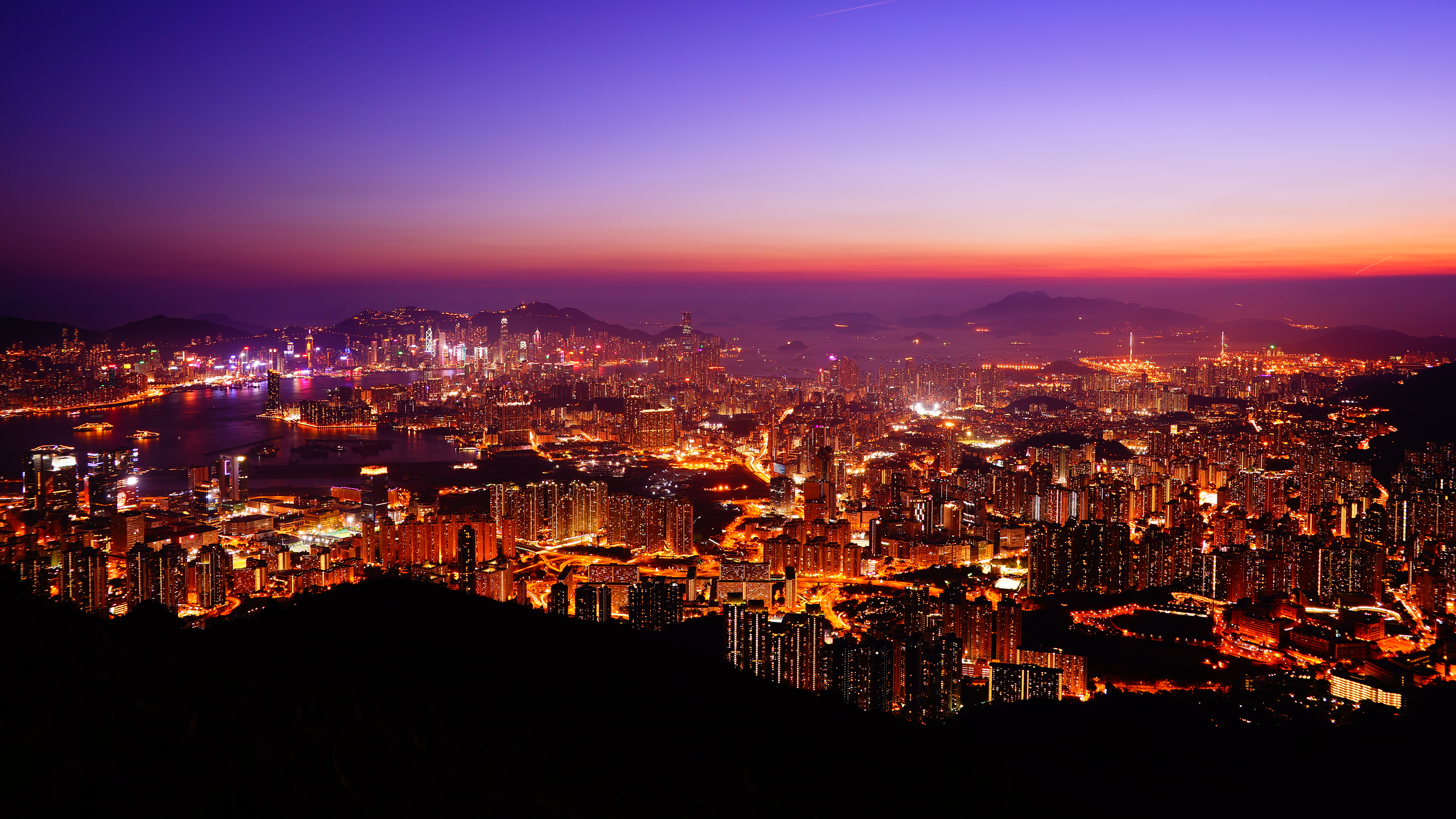 Скачать обои бесплатно Города, Городской Пейзаж, Гонконг, Сделано Человеком картинка на рабочий стол ПК