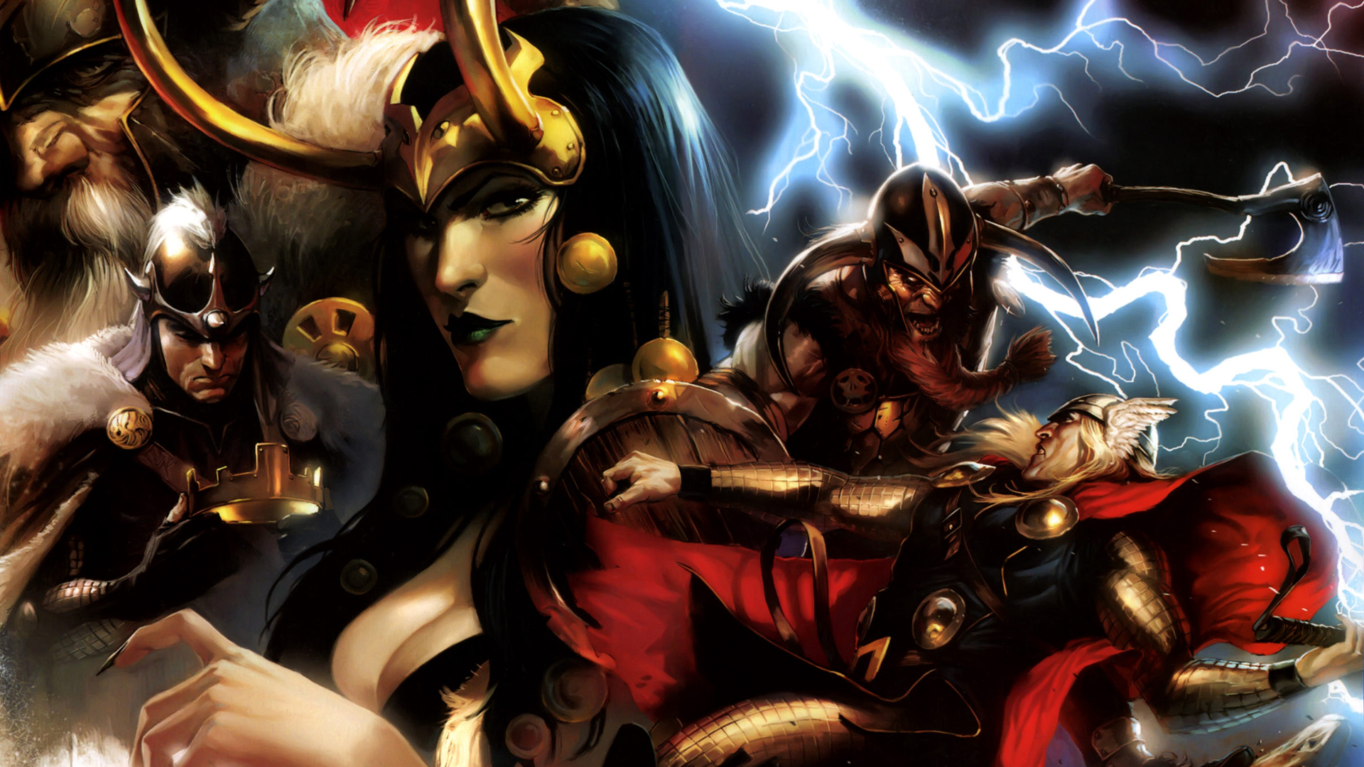 Handy-Wallpaper Comics, Thor kostenlos herunterladen.