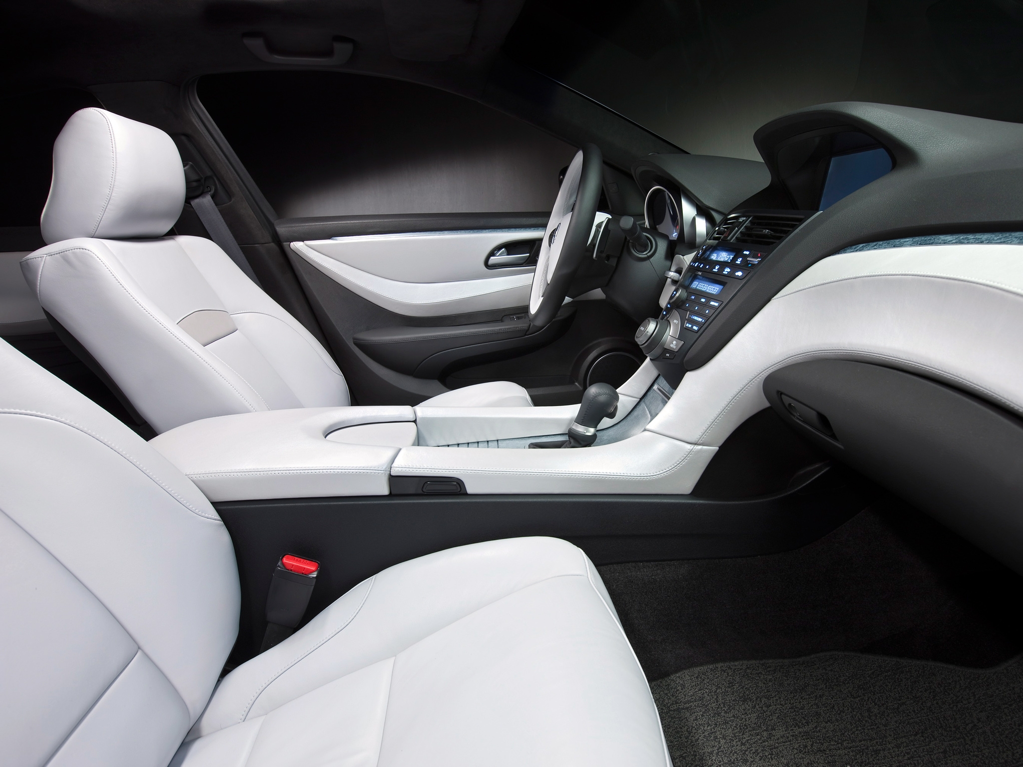cars, salon, acura, interior, steering wheel, rudder, zdx, 2009, concept car Full HD