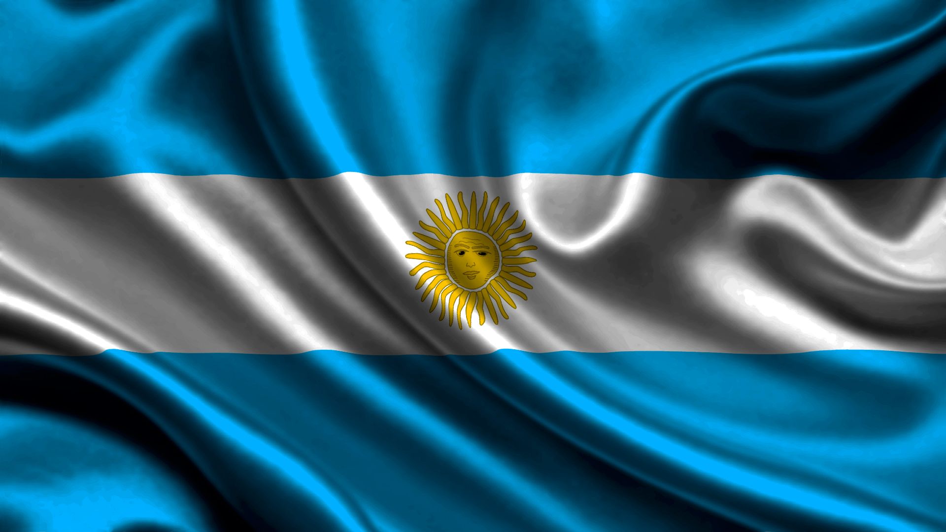 Популярные заставки и фоны Флаг Аргентины на компьютер