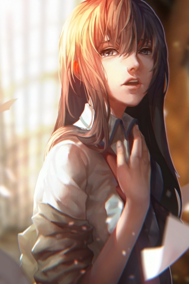 Handy-Wallpaper Animes, Steins Gate, Kurisu Makise kostenlos herunterladen.