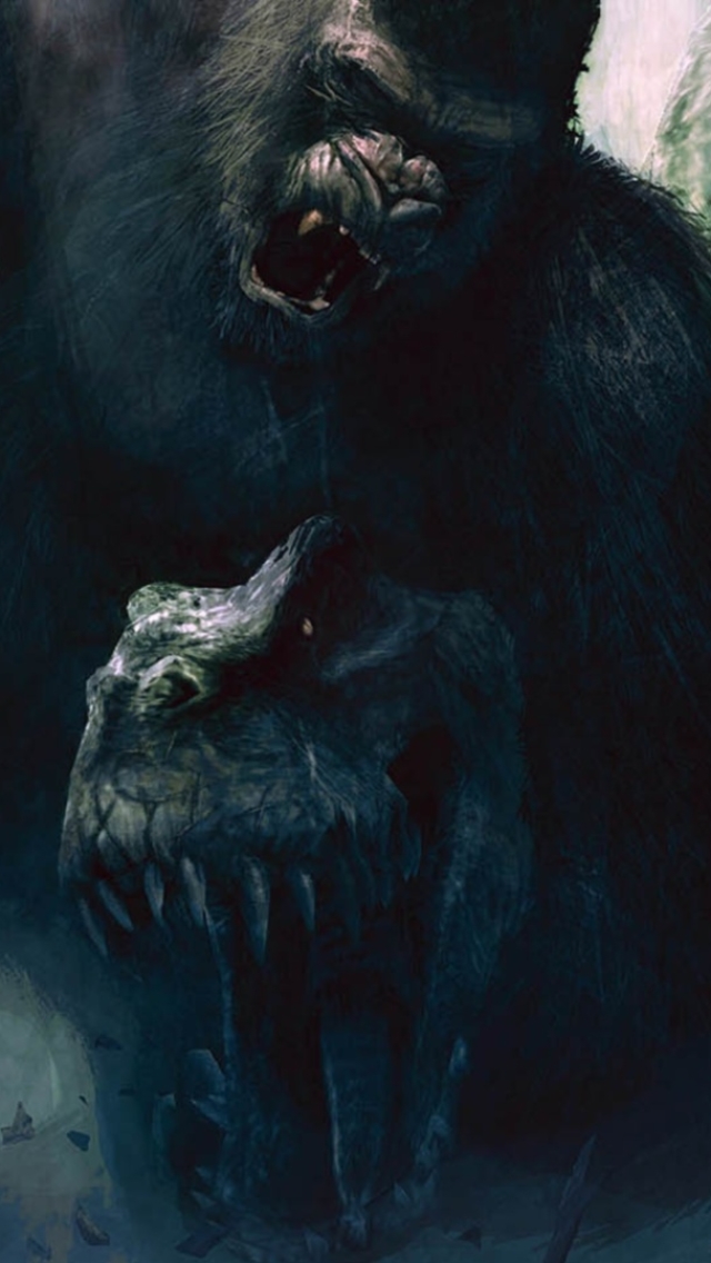 Download mobile wallpaper Fantasy, King Kong for free.