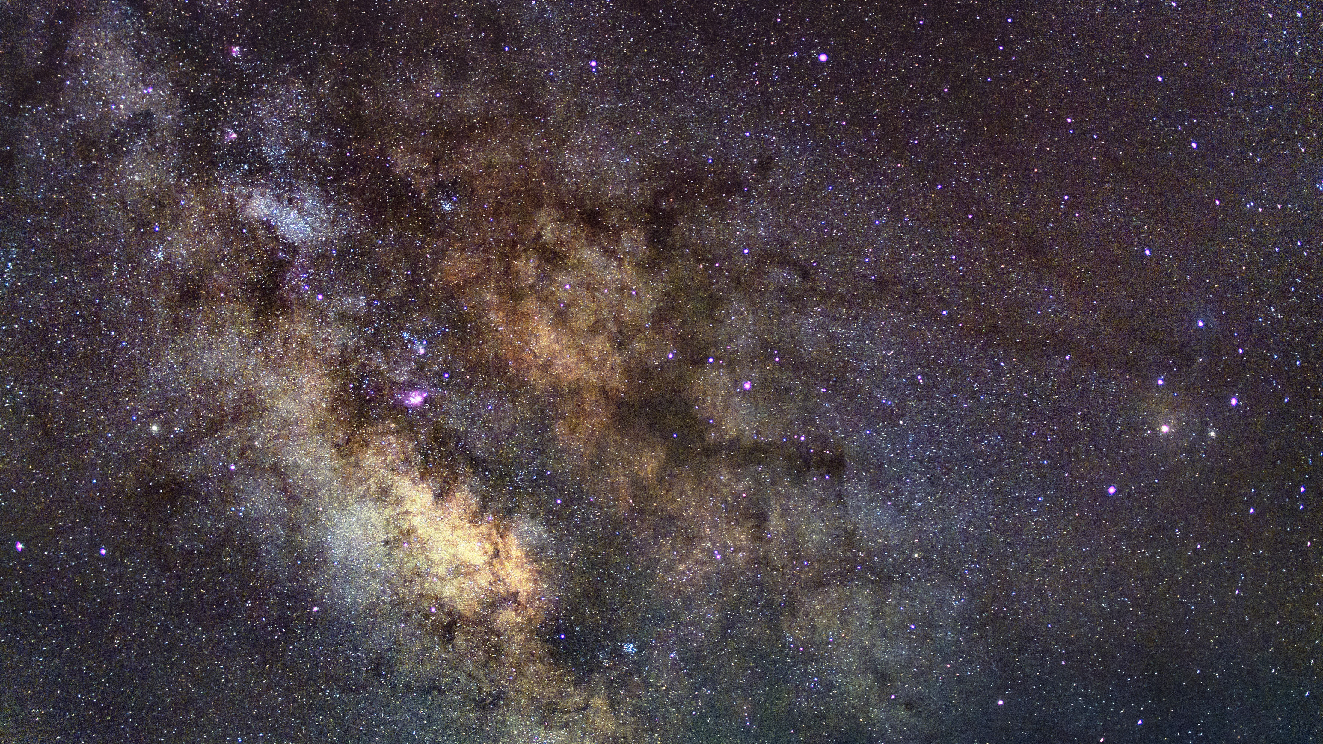 Download mobile wallpaper Galaxy, Stars, Glow, Nebula, Universe for free.