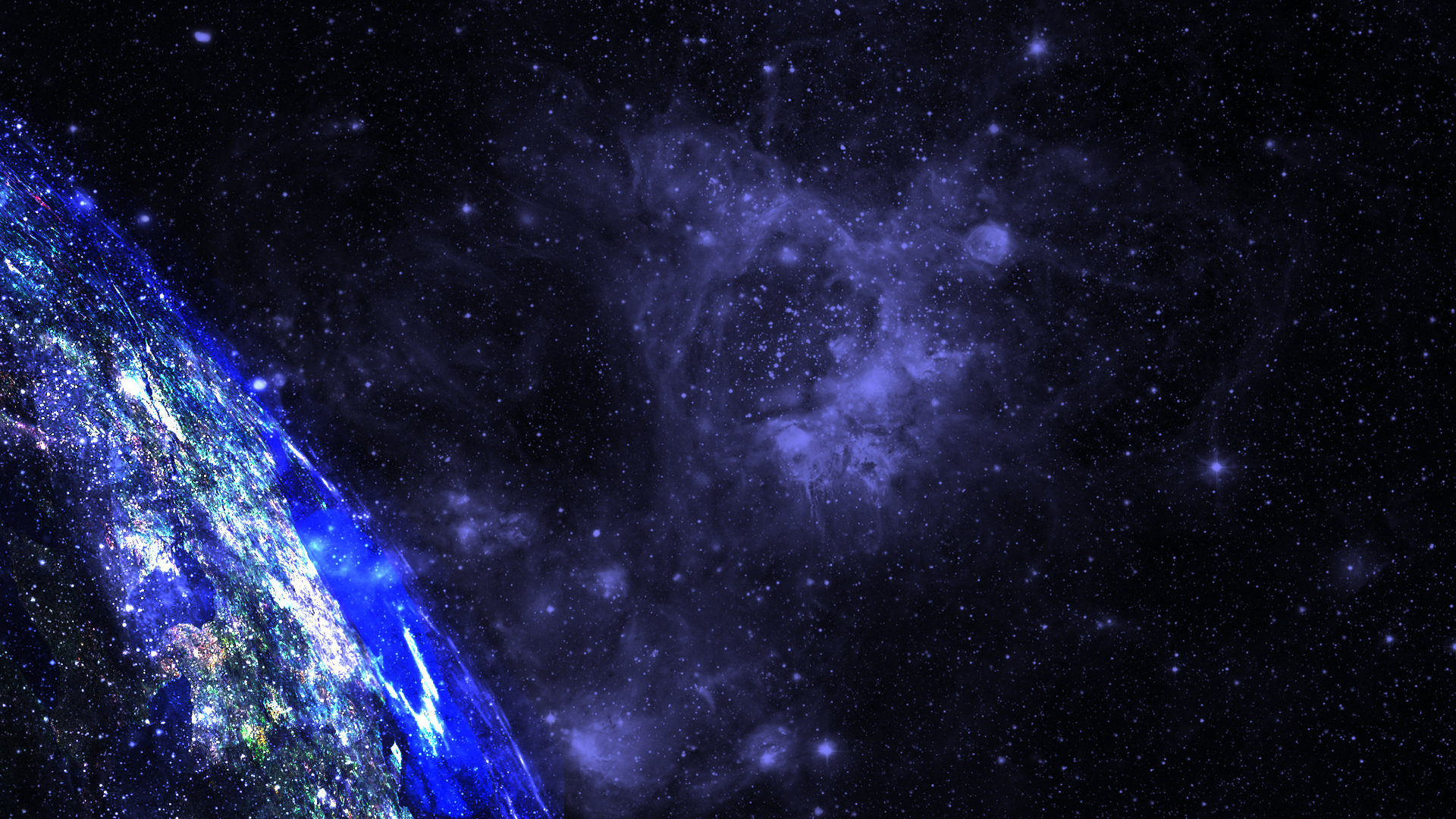 Free download wallpaper Dark, Galaxy, Glow, Space, Sci Fi on your PC desktop