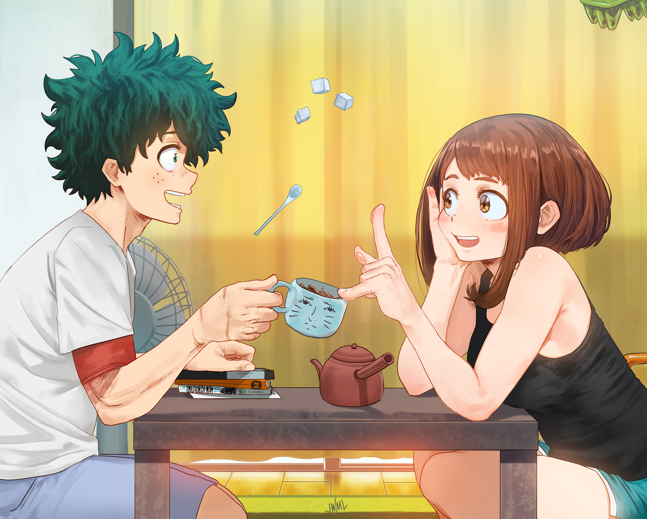 Download mobile wallpaper Anime, Izuku Midoriya, My Hero Academia, Ochaco Uraraka for free.