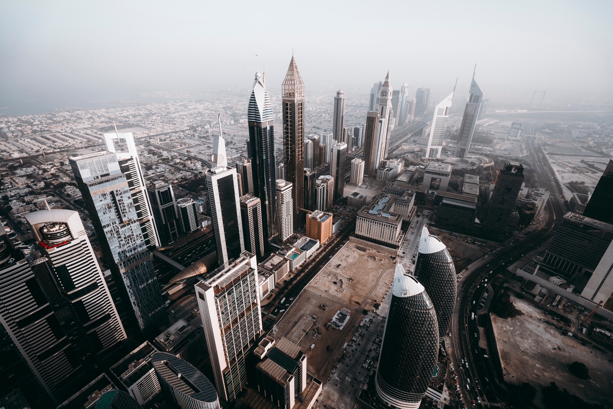 Download mobile wallpaper Cities, Skyscraper, Dubai, Cityscape, United Arab Emirates, Man Made for free.