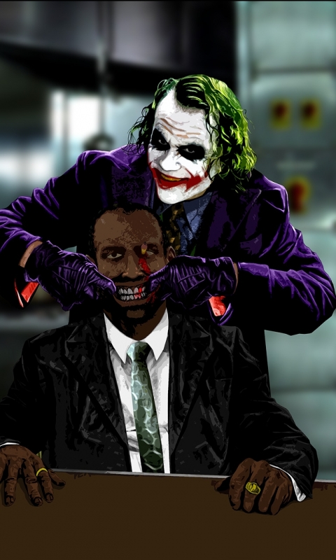 Handy-Wallpaper Batman, Joker, Filme, The Dark Knight kostenlos herunterladen.