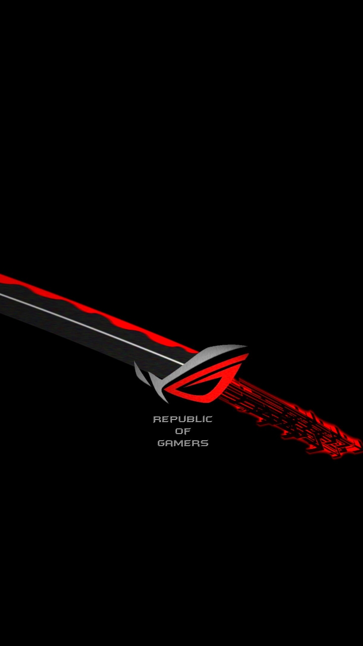 Download mobile wallpaper Technology, Sword, Asus Rog, Asus, Republic Of Gamers for free.