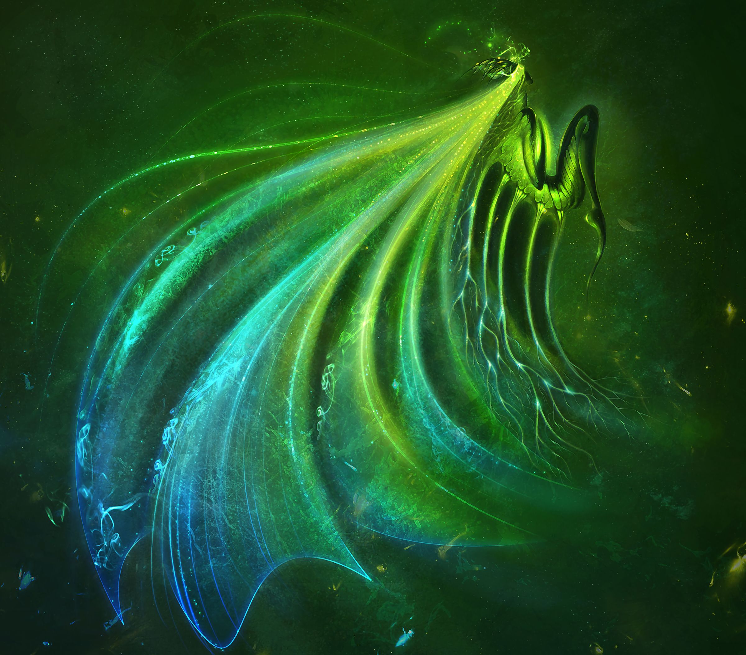 Free download wallpaper Being, Creature, Wings, Art on your PC desktop
