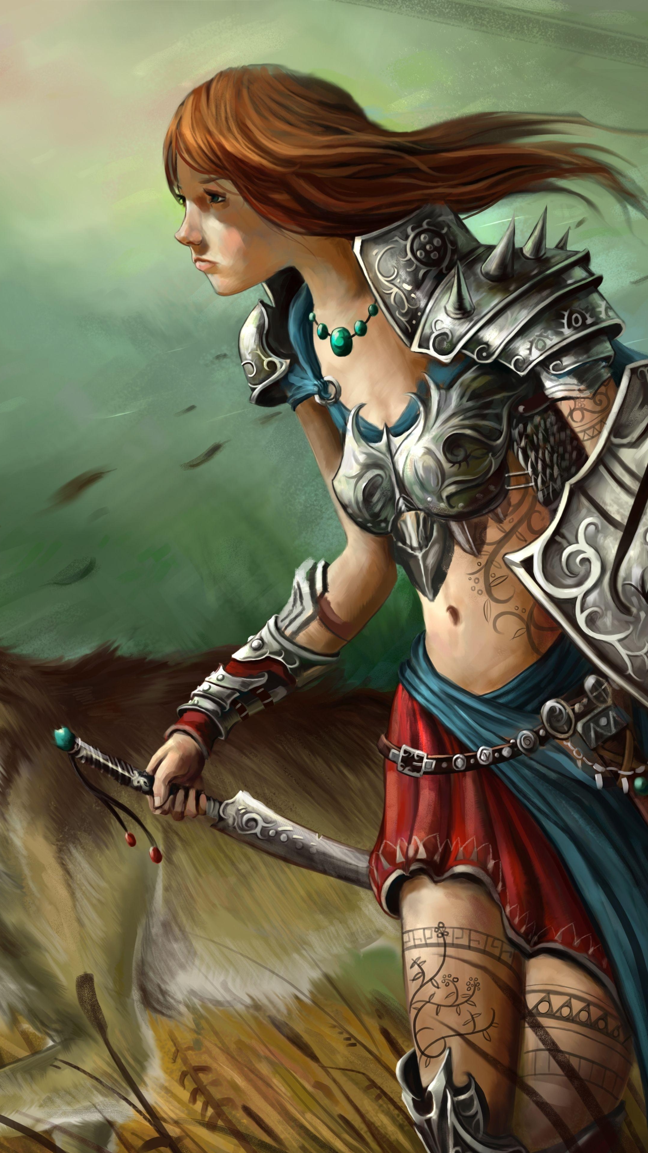 Download mobile wallpaper Fantasy, Women Warrior for free.