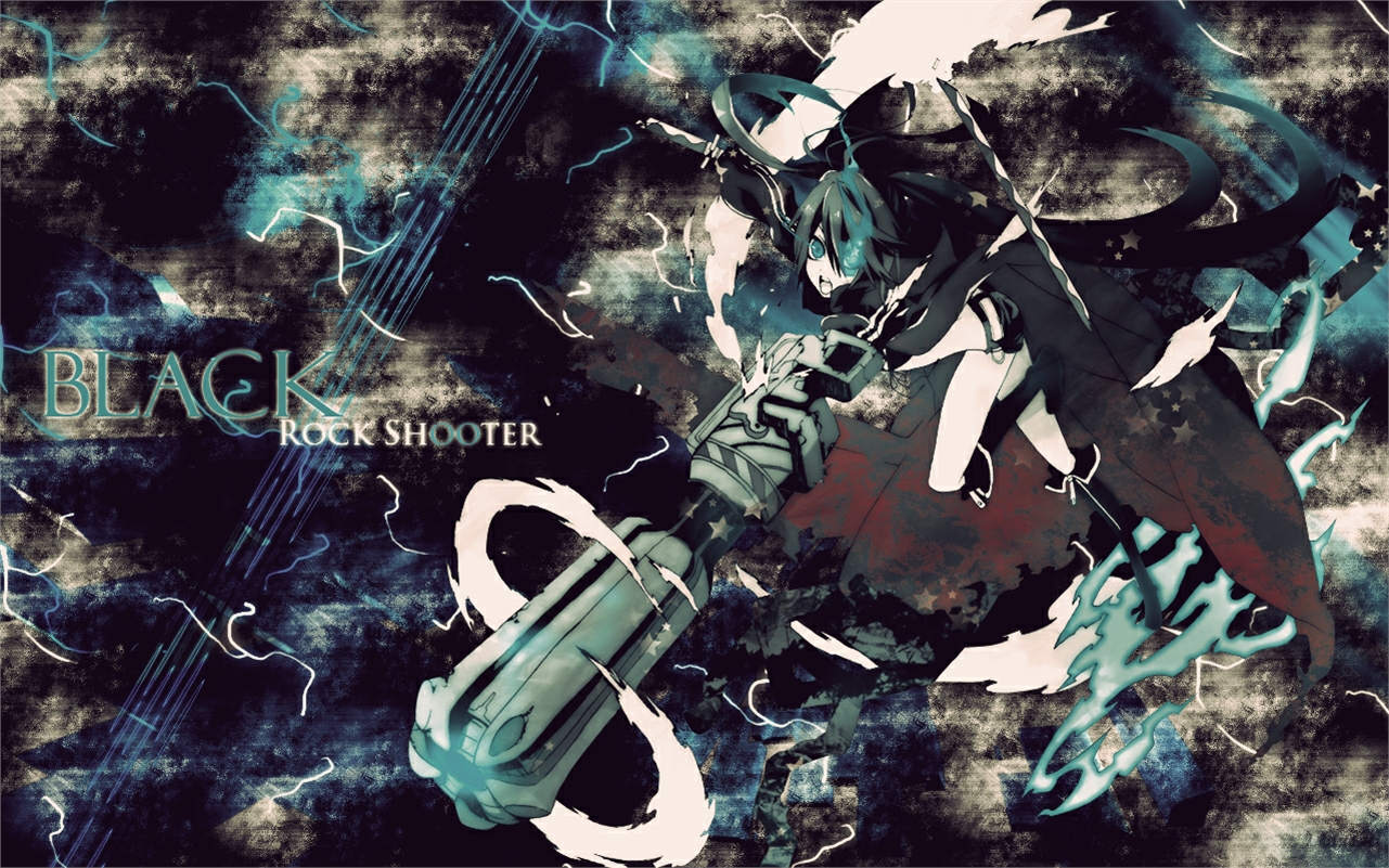 Download mobile wallpaper Anime, Black Rock Shooter for free.