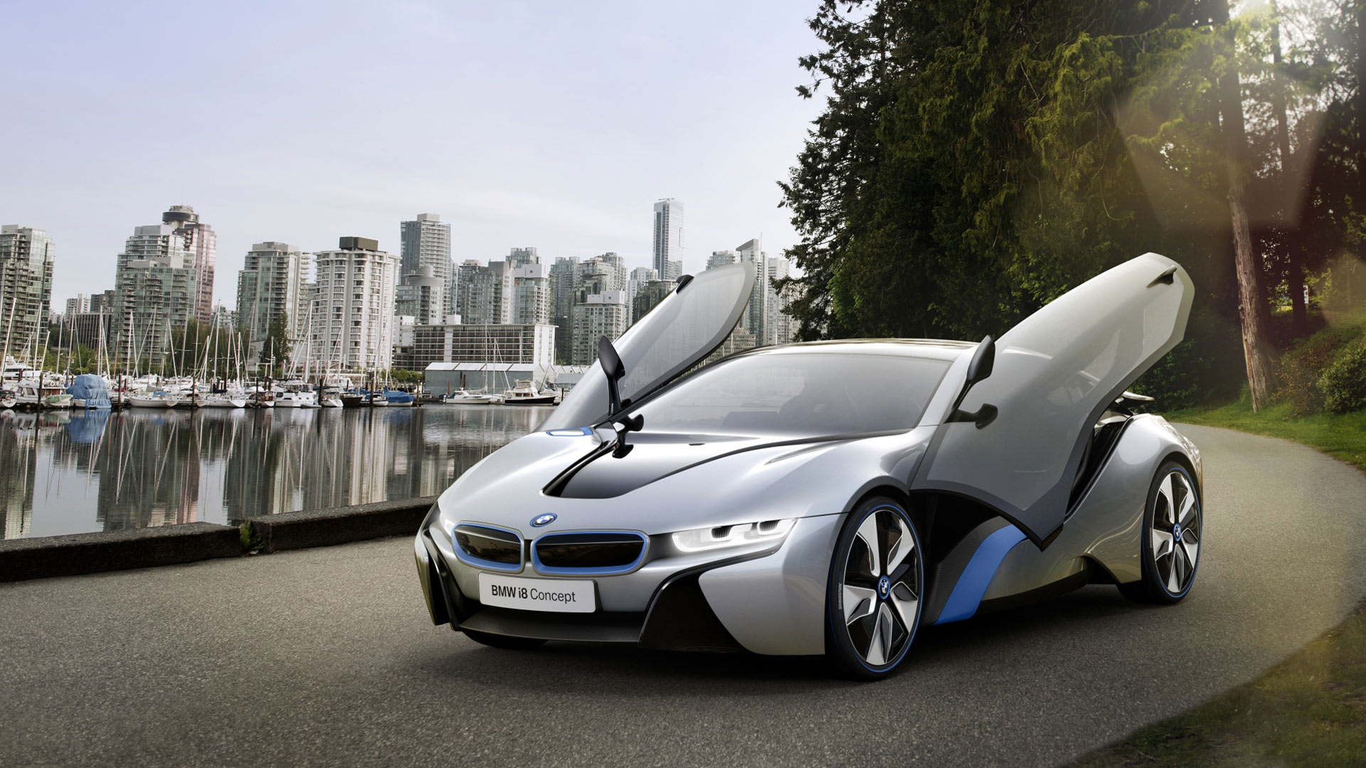 Free download wallpaper Bmw I8, Vehicles on your PC desktop