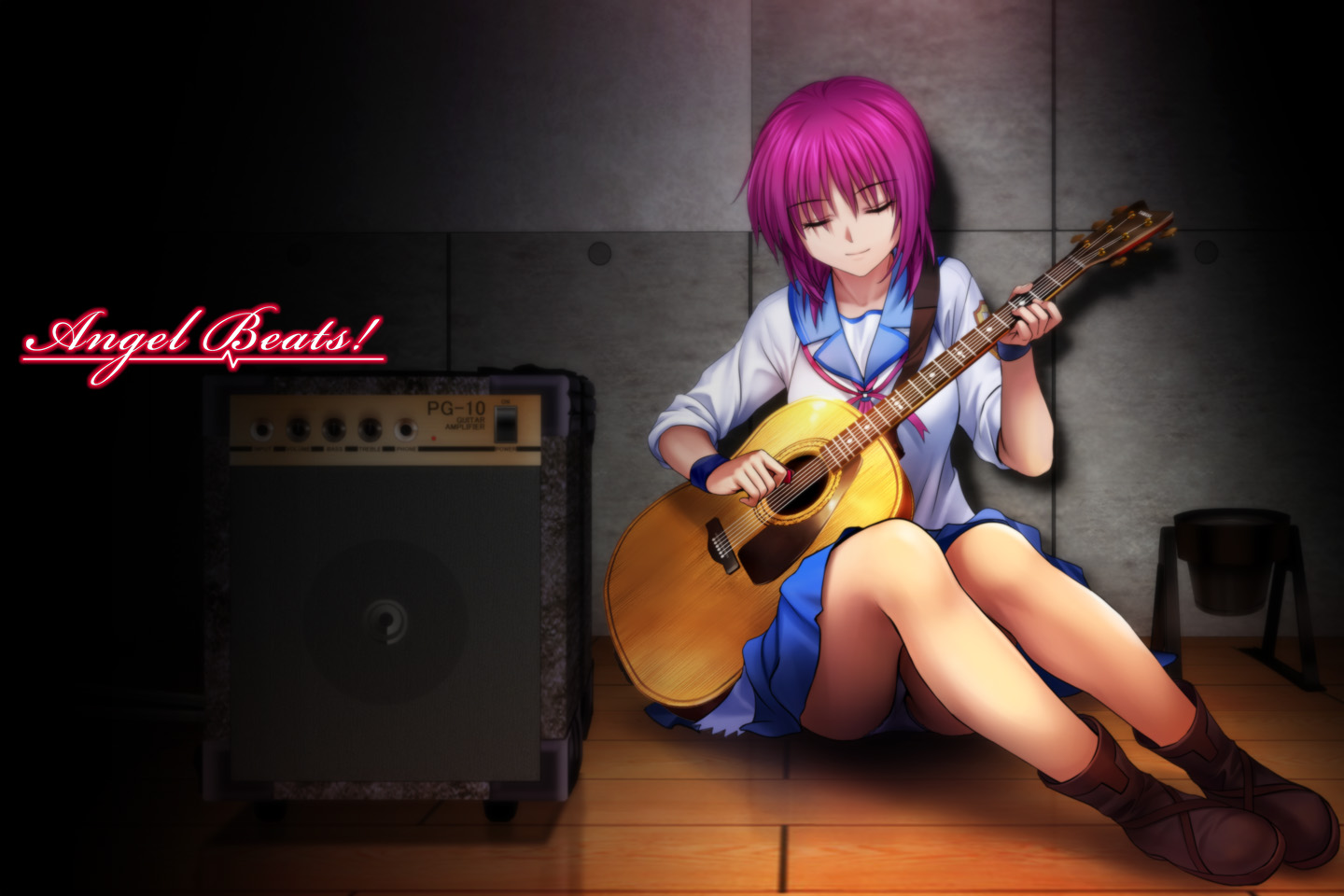 Free download wallpaper Anime, Angel Beats!, Masami Iwasawa on your PC desktop