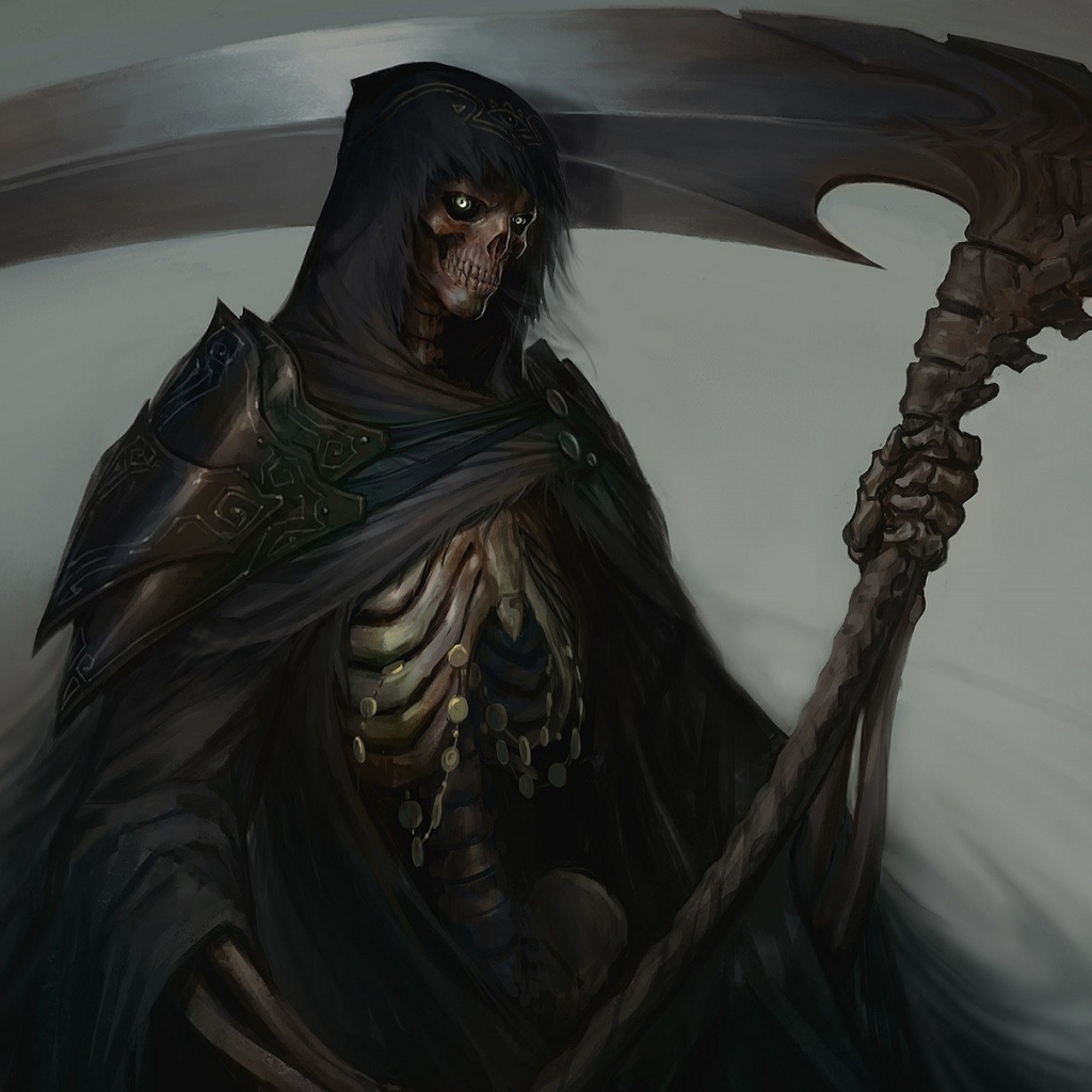 Download mobile wallpaper Grim Reaper, Dark for free.