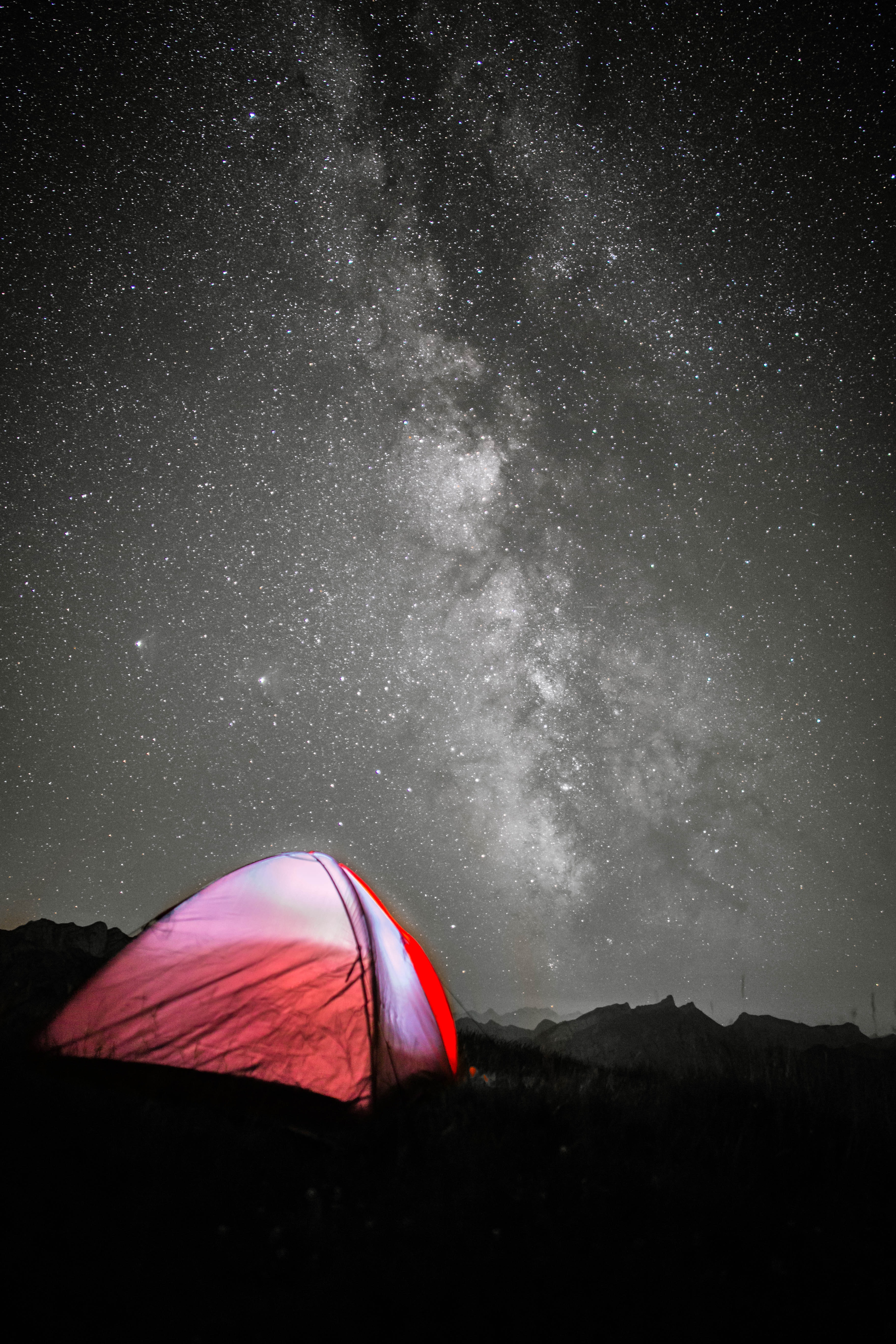 Téléchargez gratuitement l'image Etoiles, Nuit, Ciel Étoilé, Tente, Sombre, Camping sur le bureau de votre PC