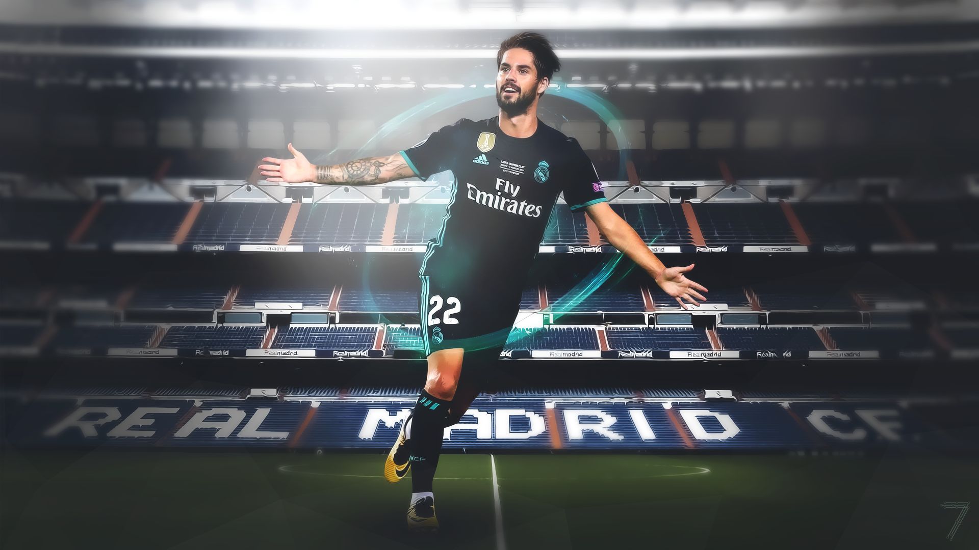 Free download wallpaper Sports, Soccer, Real Madrid C F, Isco on your PC desktop