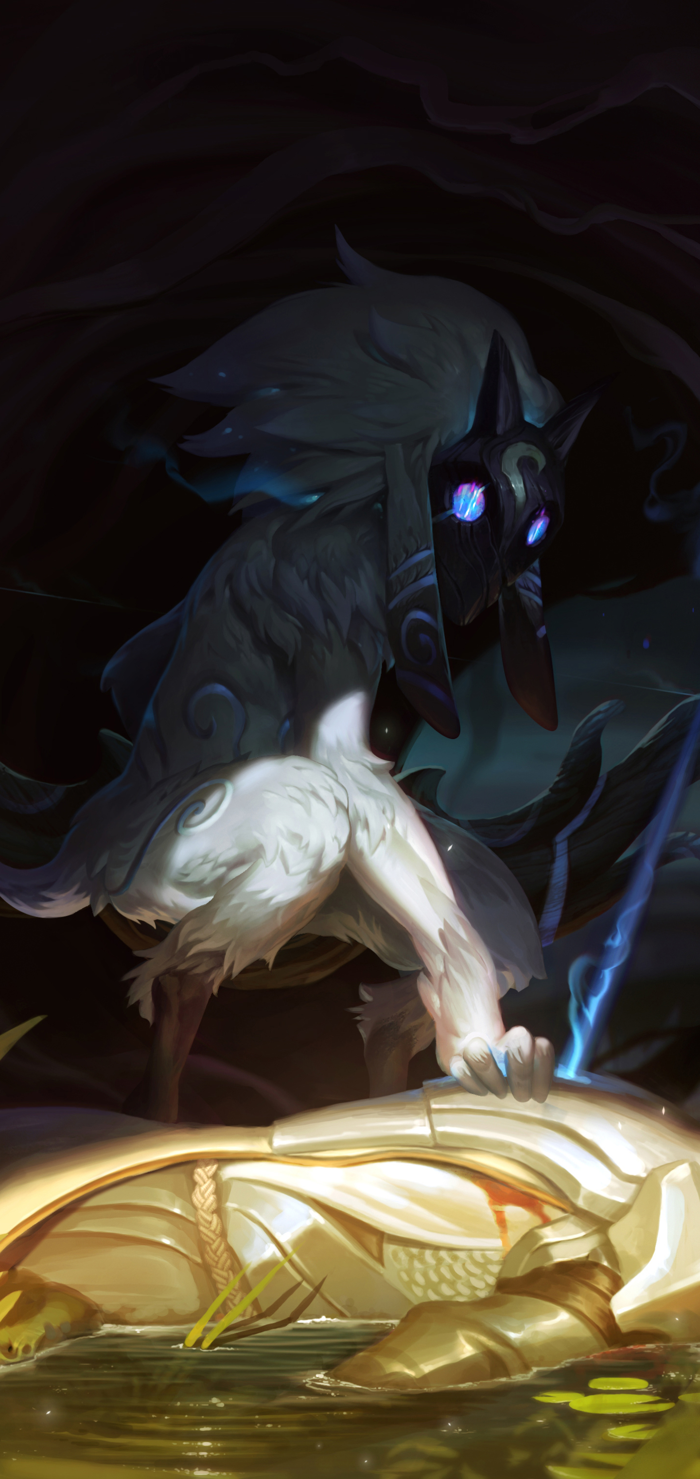 Download mobile wallpaper League Of Legends, Video Game, Kindred (League Of Legends) for free.