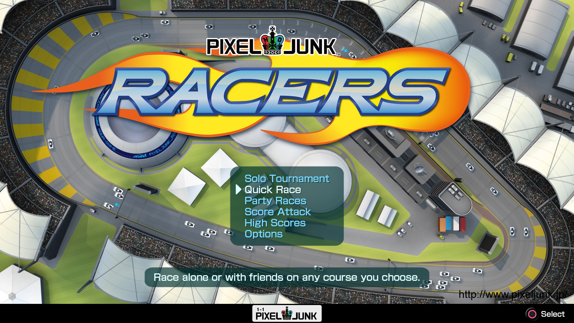Download mobile wallpaper Racing, Video Game, Pixel Junk Racer for free.