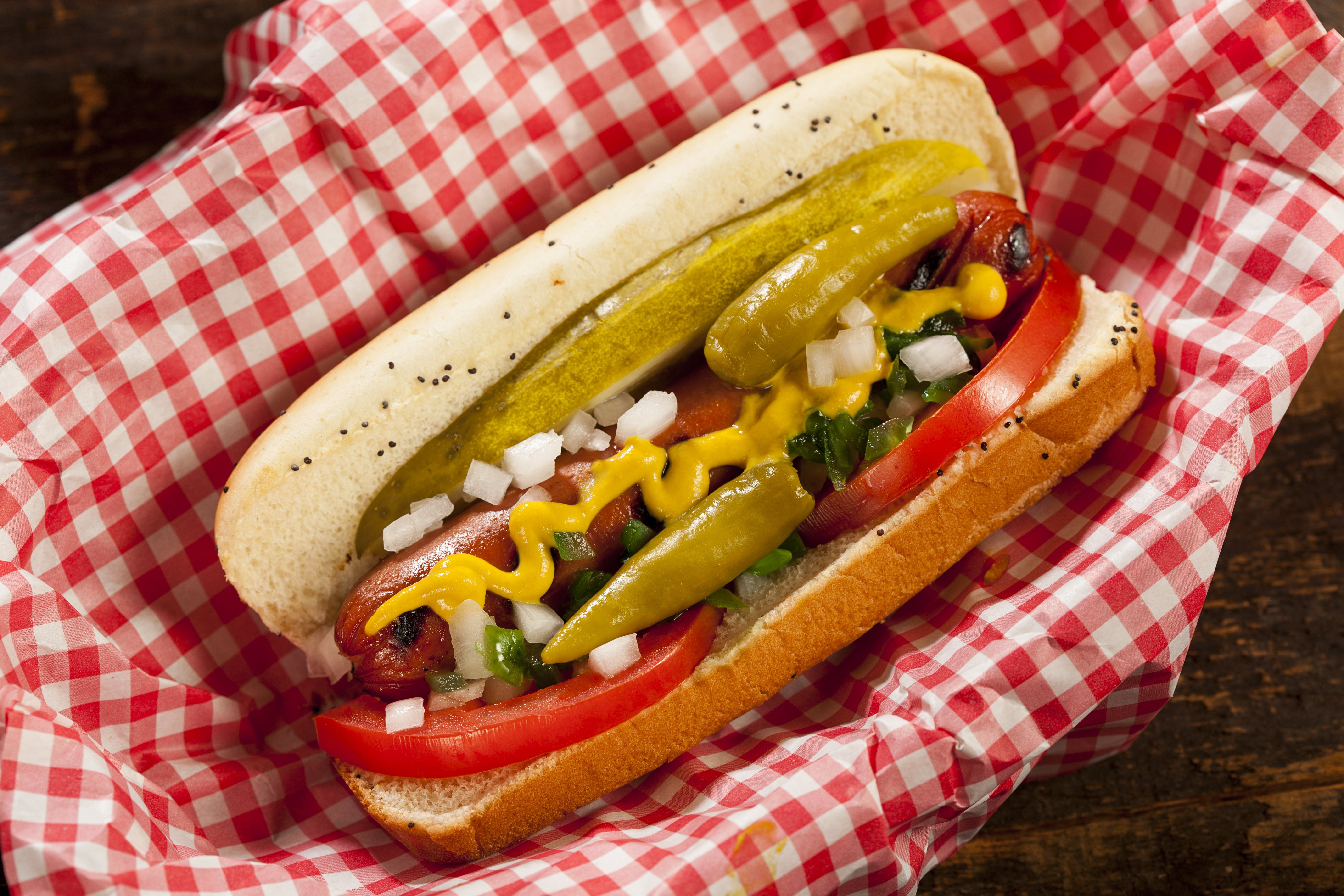 802300 Hintergrundbild herunterladen nahrungsmittel, hotdog - Bildschirmschoner und Bilder kostenlos