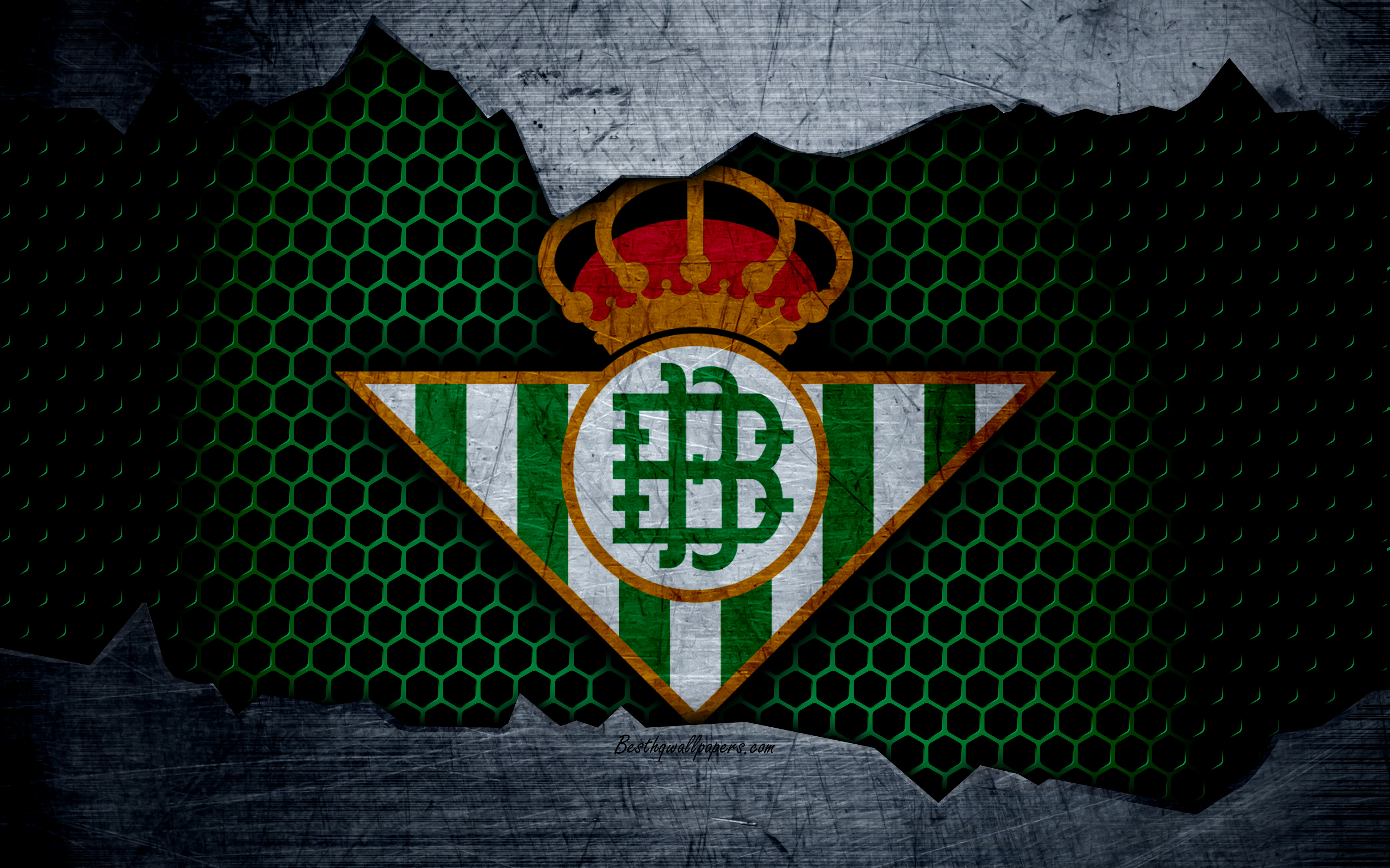Download mobile wallpaper Sports, Logo, Emblem, Soccer, Real Betis for free.