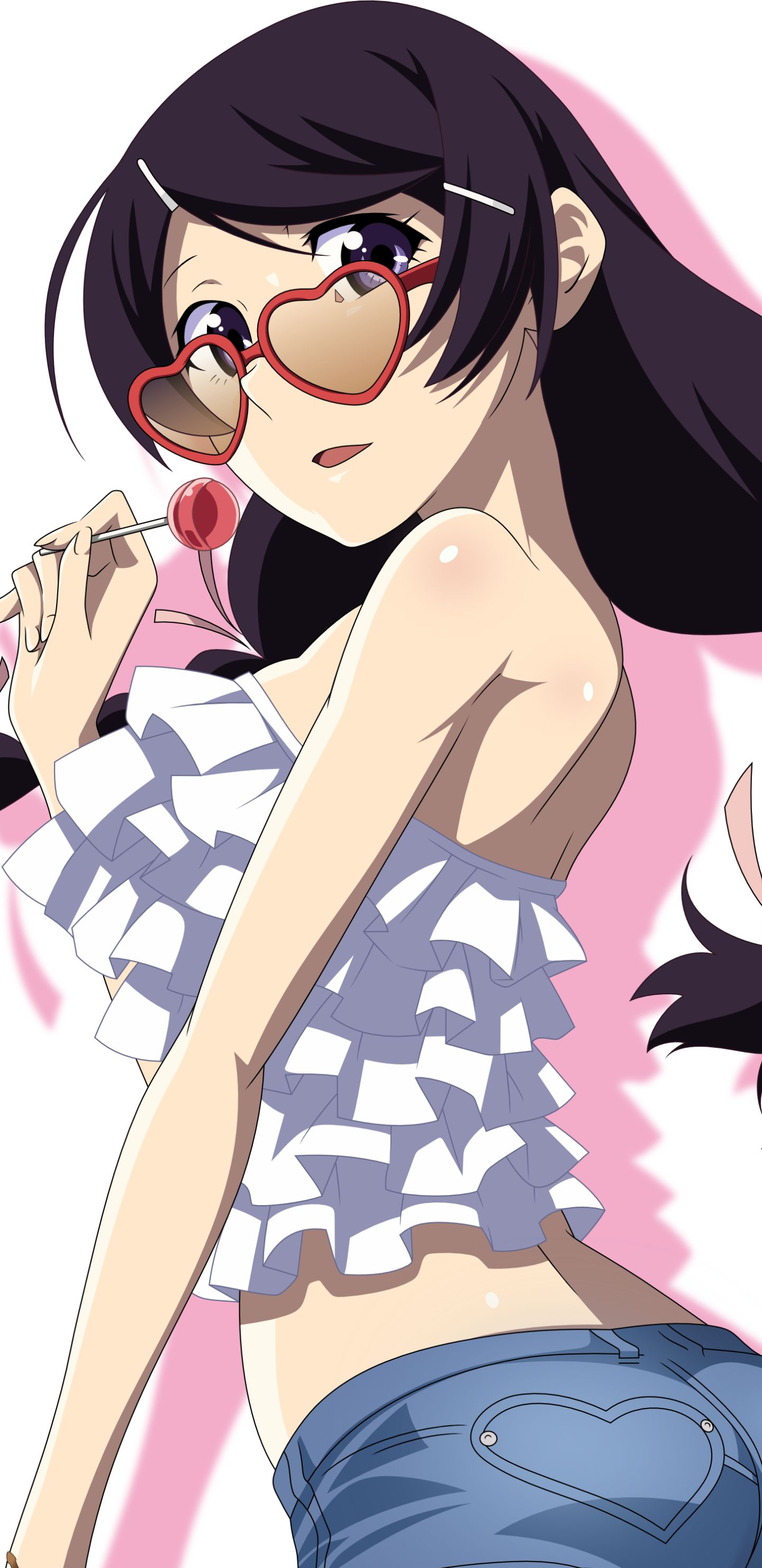 Download mobile wallpaper Anime, Monogatari (Series), Tsubasa Hanekawa for free.