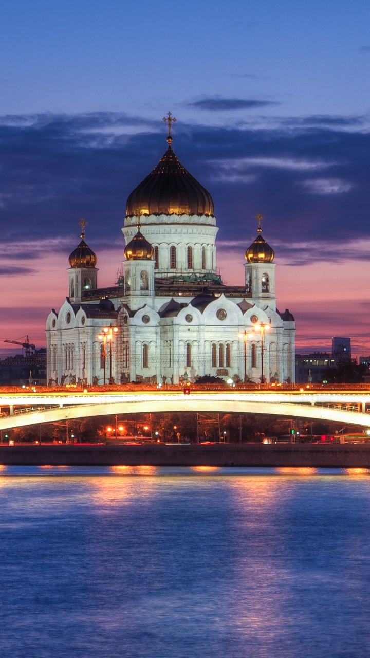 Handy-Wallpaper Kathedrale, Religiös, Christ Erlöser Kathedrale (Moskau), Kathedralen kostenlos herunterladen.