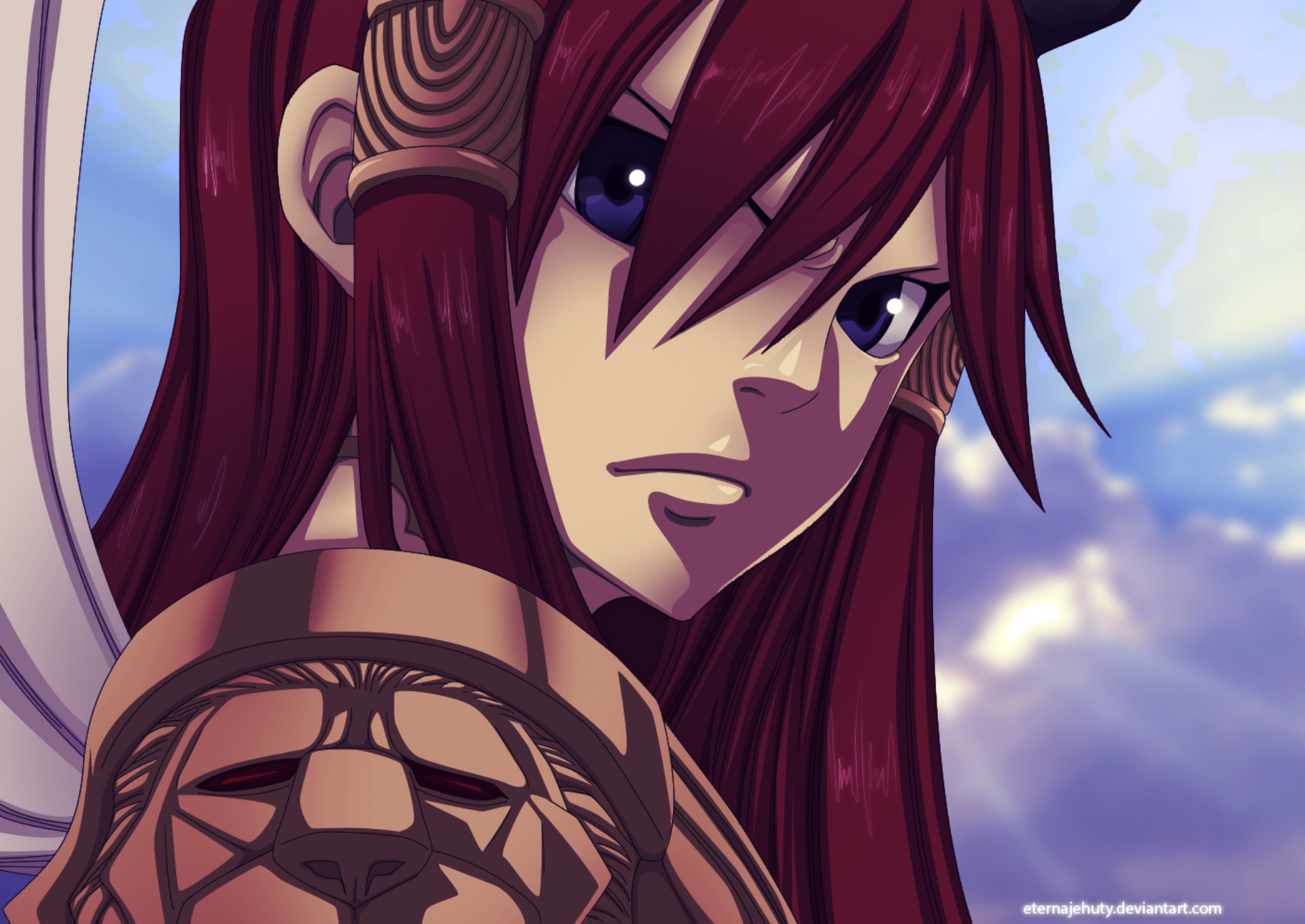 Descarga gratuita de fondo de pantalla para móvil de Fairy Tail, Animado, Erza Scarlet.