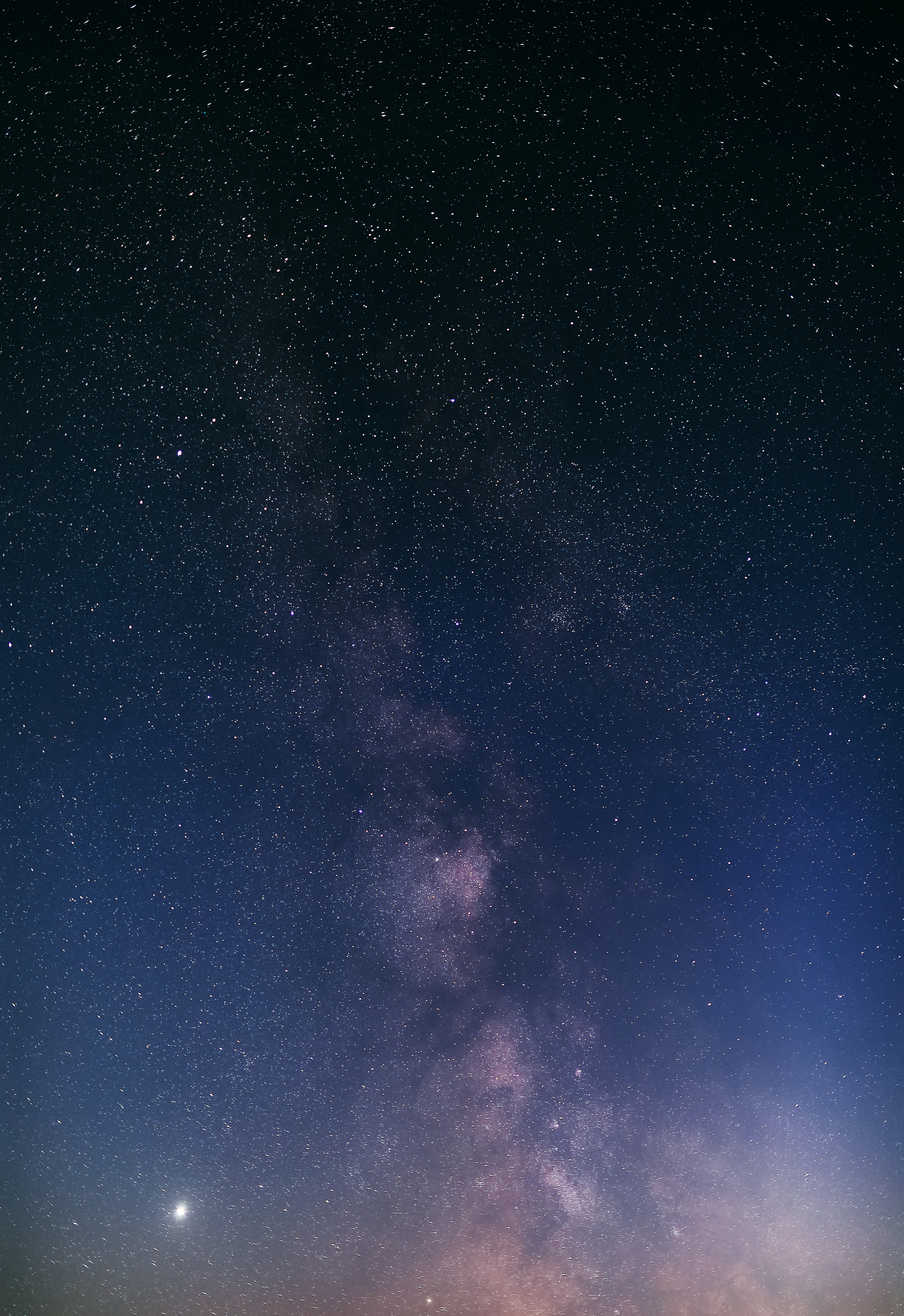 Download mobile wallpaper Starry Sky, Stars, Glow, Nebula, Night, Universe for free.