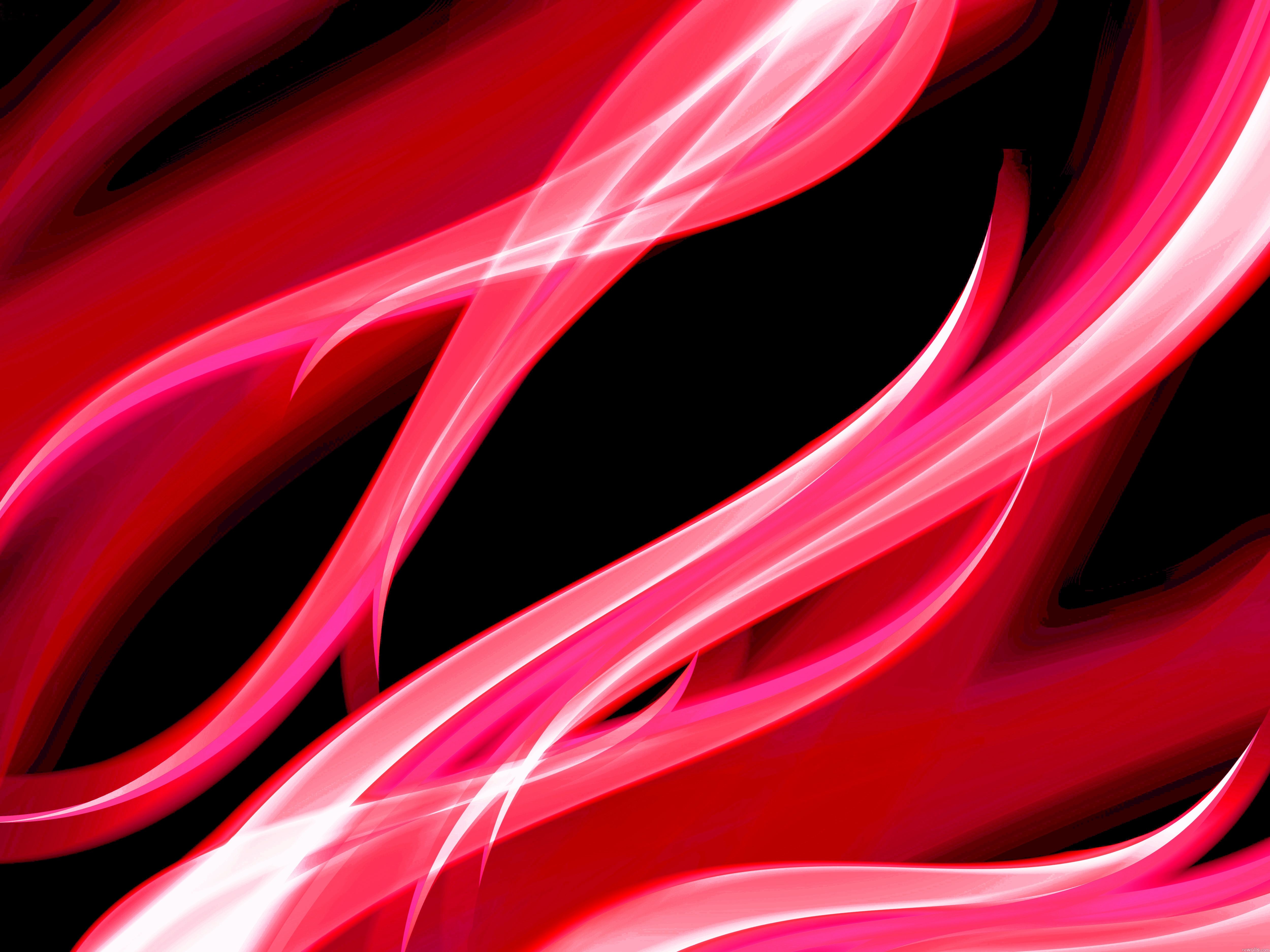 Download mobile wallpaper Waves, Glow, Shine, Lines, Abstract, Light for free.