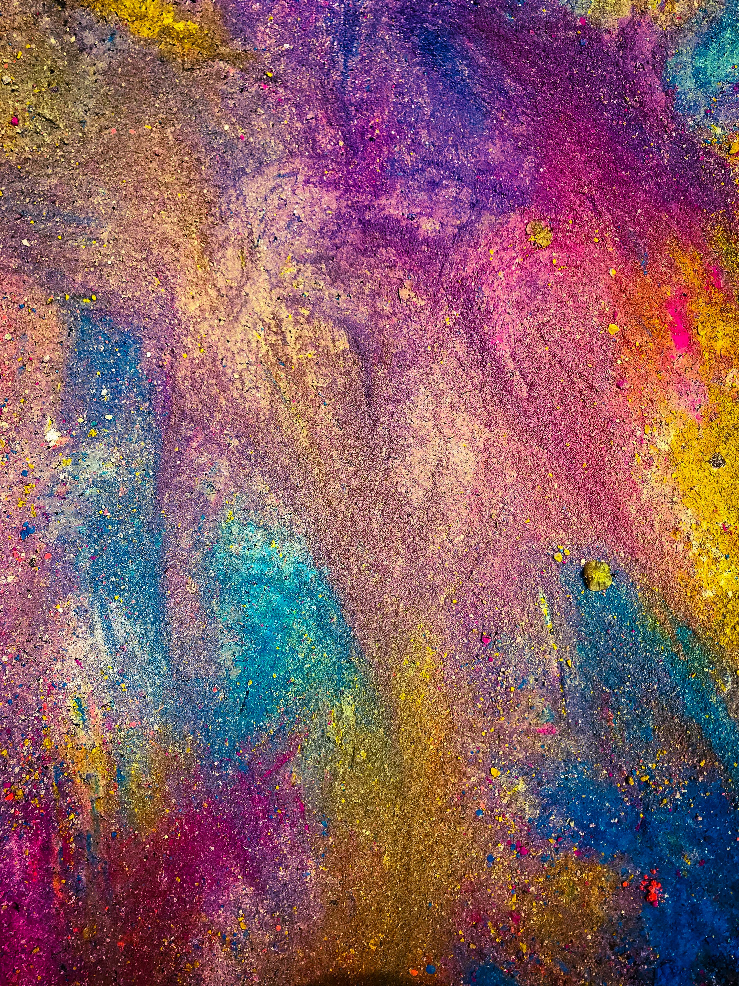 abstract, multicolored, motley, texture, spray, paint desktop HD wallpaper