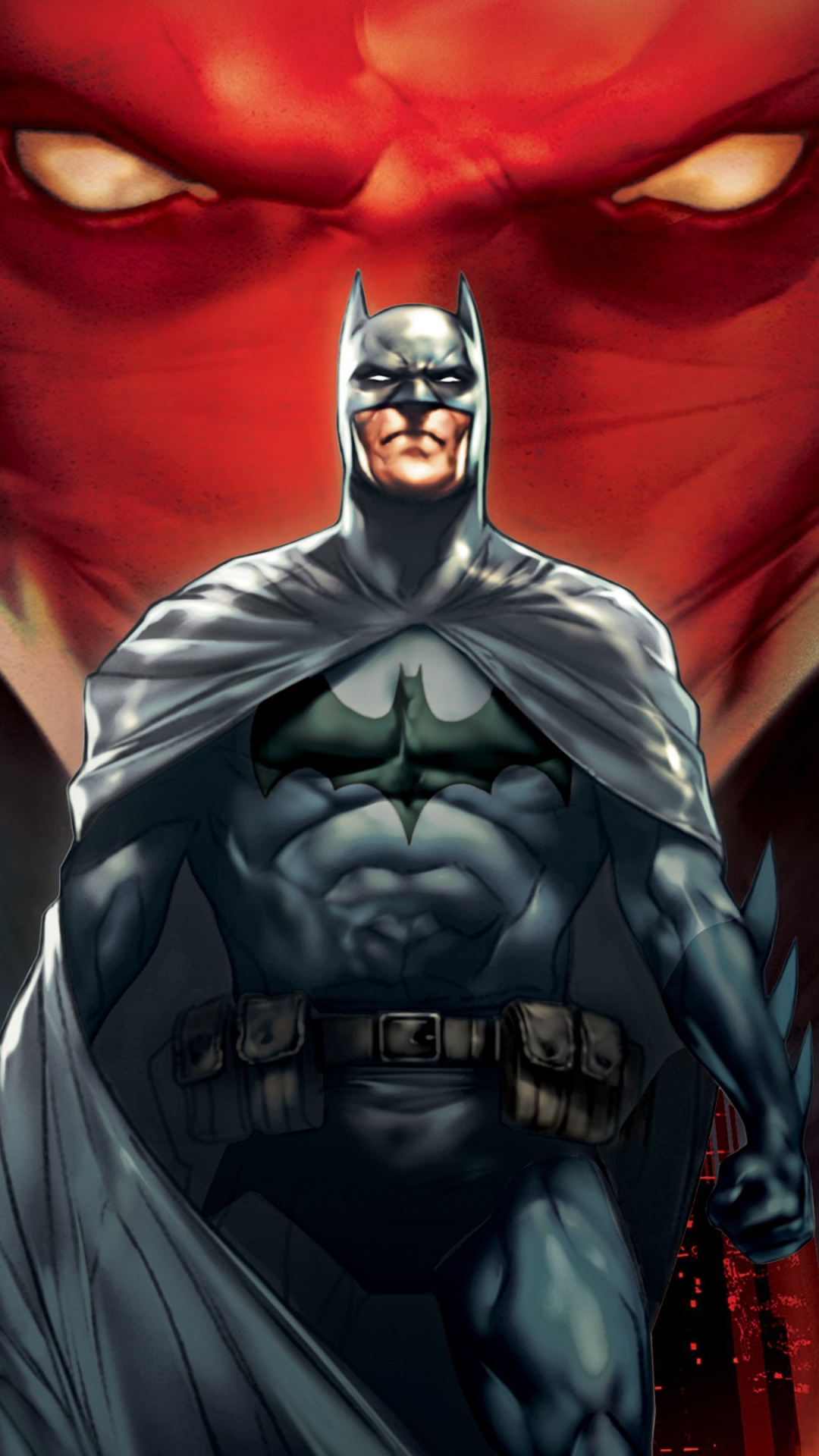 Скачать обои Бэтмен: Под Красным Колпаком на телефон бесплатно