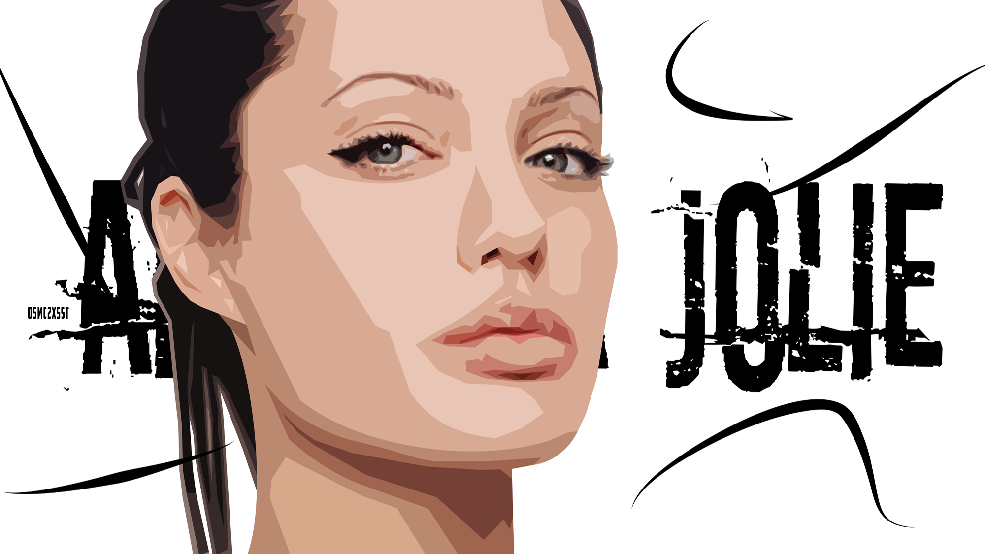 Скачать картинку Портрет, Знаменитости, Анджелина Джоли, Актриса в телефон бесплатно.