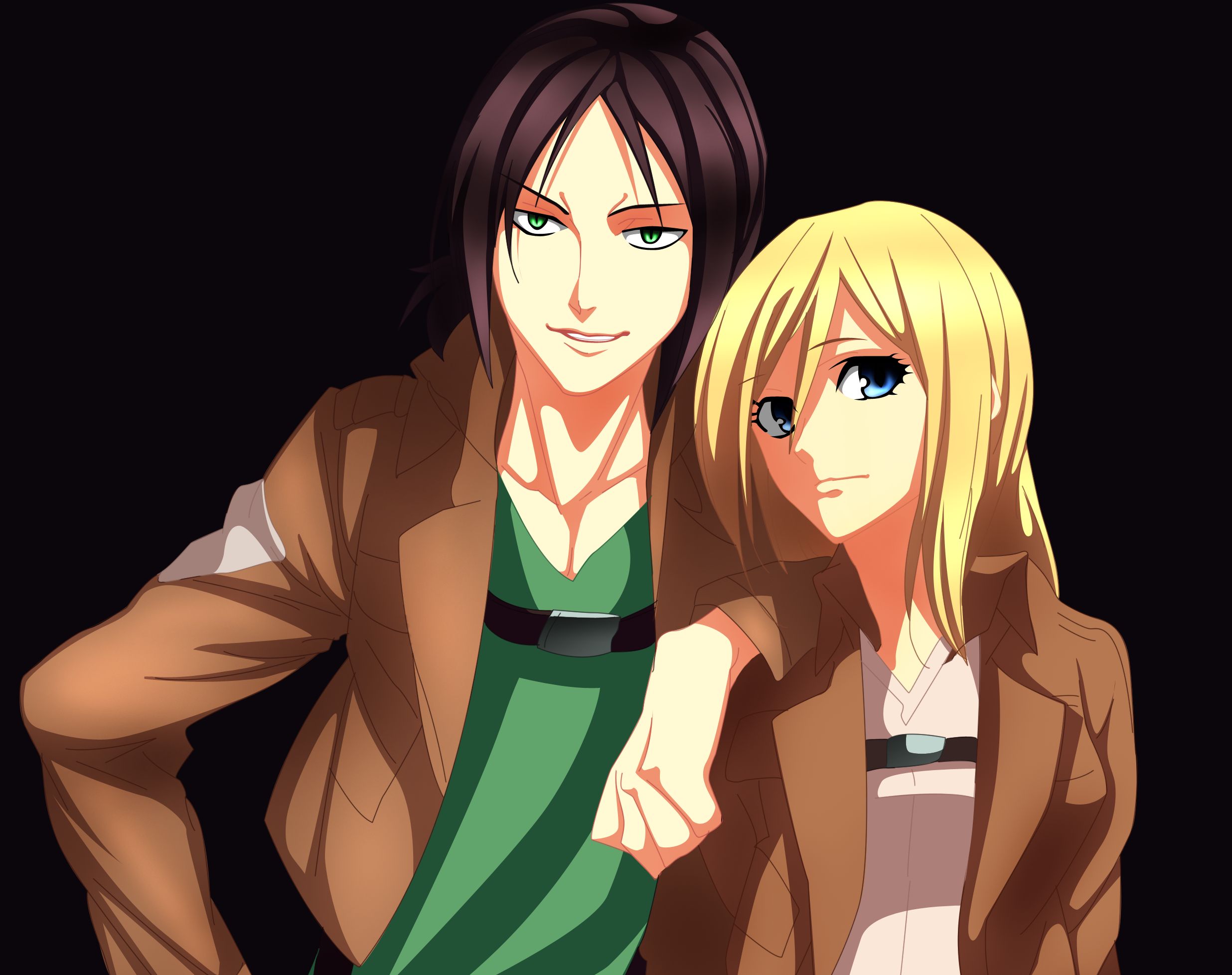 Download mobile wallpaper Anime, Attack On Titan, Historia Reiss, Ymir (Attack On Titan) for free.