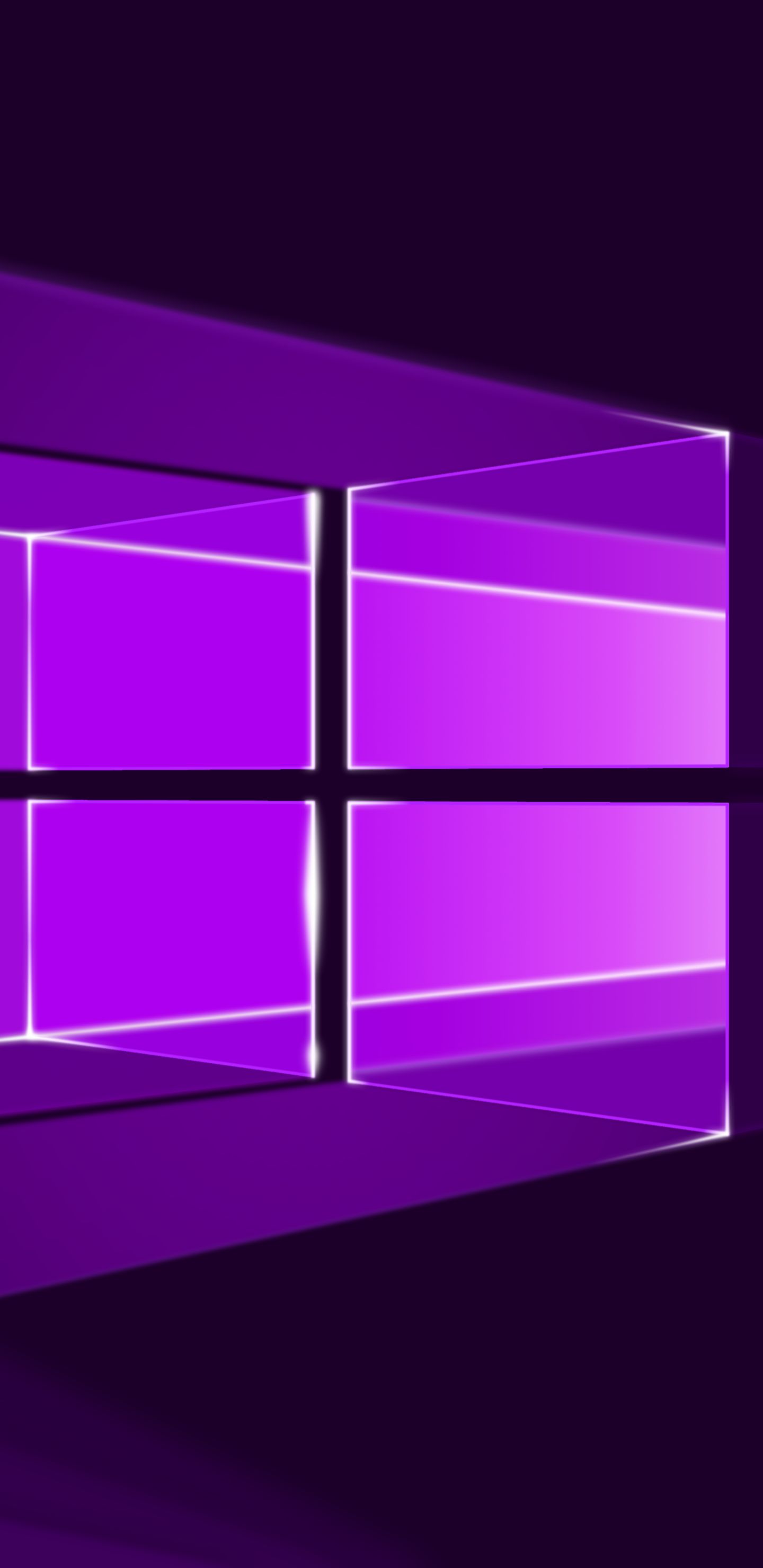 1144245 Hintergrundbild herunterladen technologie, windows 10, violett, lila, betriebssystem, fenster - Bildschirmschoner und Bilder kostenlos