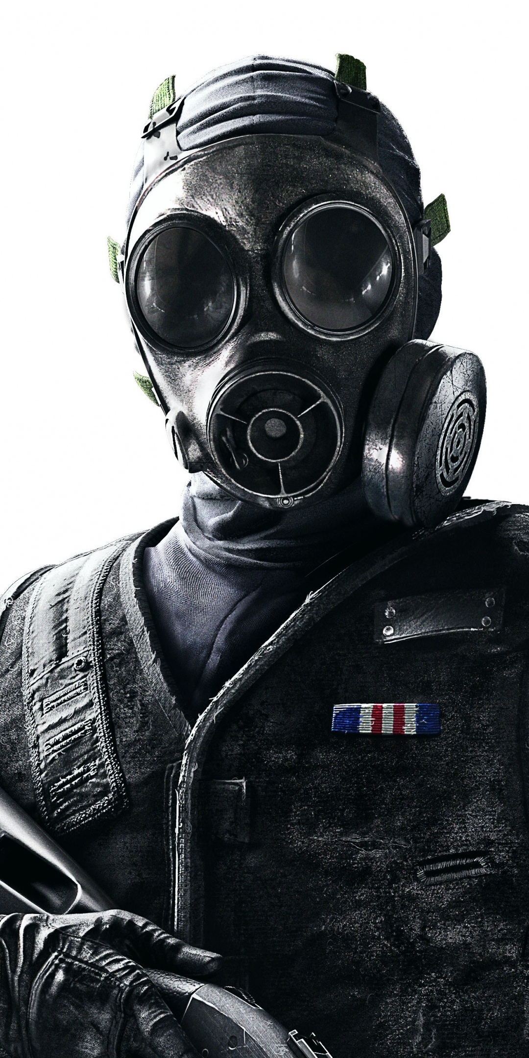 Descarga gratuita de fondo de pantalla para móvil de Máscara Antigás, Máscara De Gas, Videojuego, Tom Clancy's Rainbow Six: Siege.