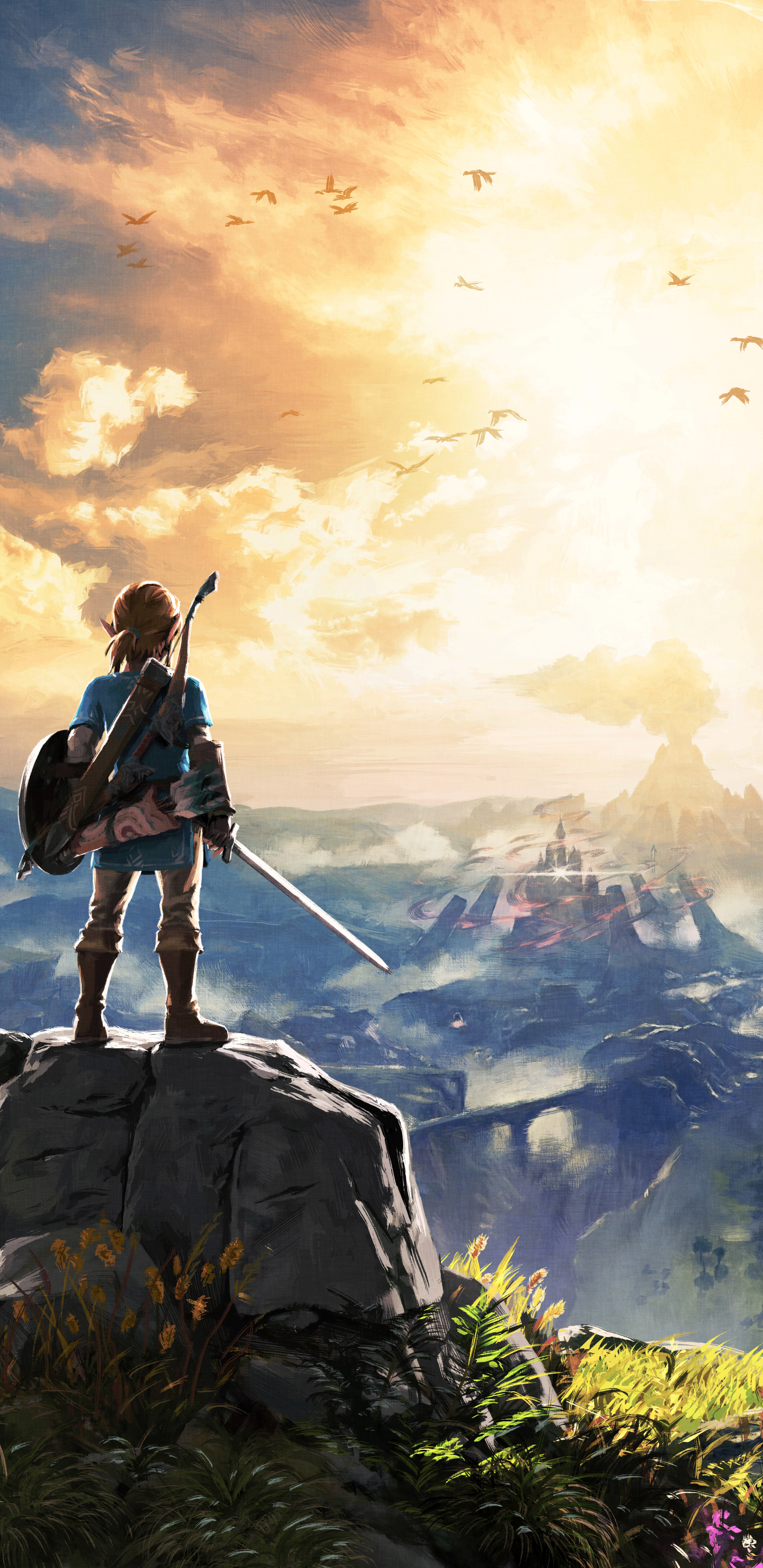 Download mobile wallpaper Link, Video Game, Zelda, The Legend Of Zelda: Breath Of The Wild for free.