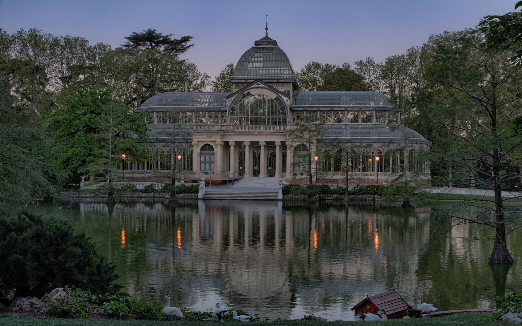 642185 Hintergrundbild herunterladen menschengemacht, palacio de cristal - Bildschirmschoner und Bilder kostenlos