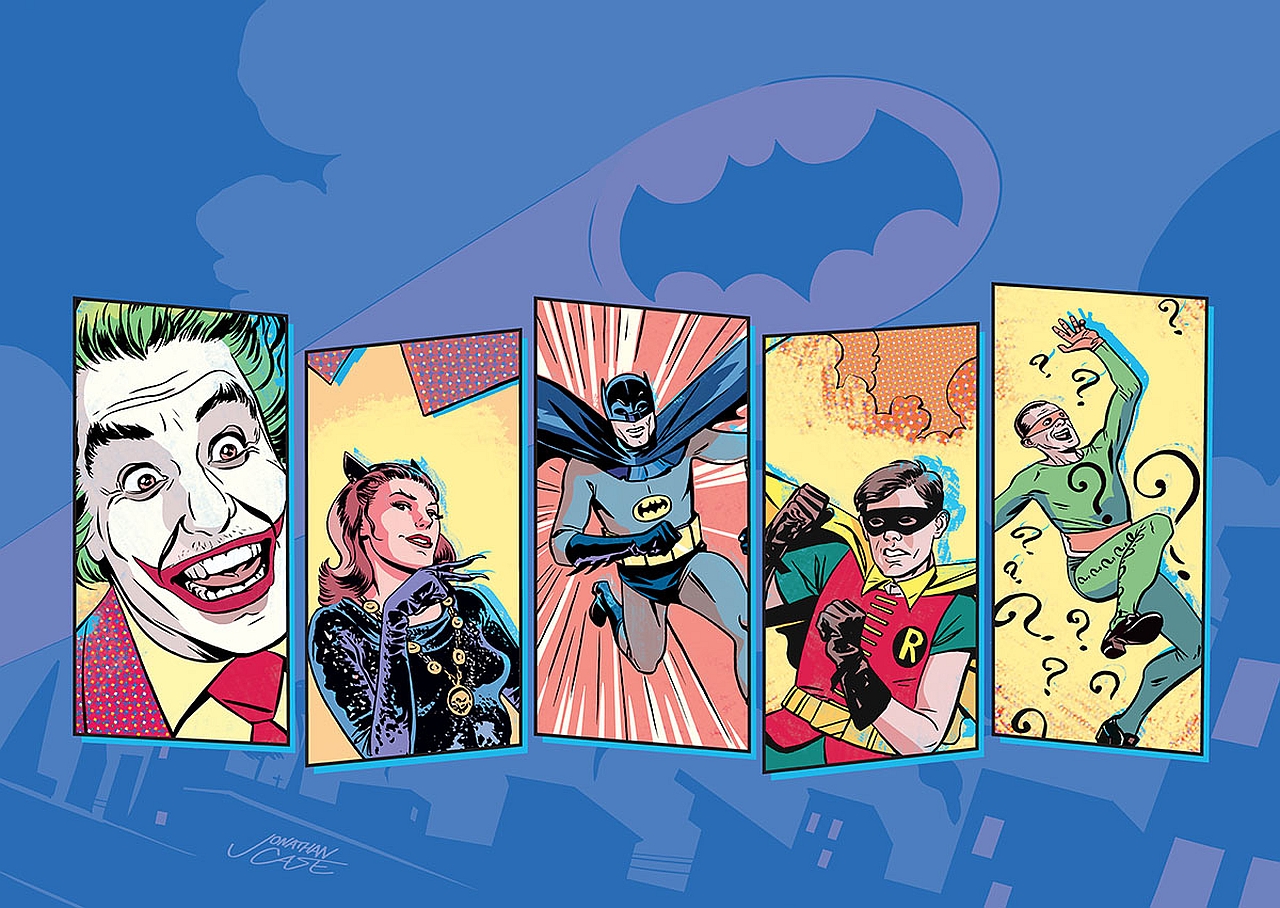 comics, batman, catwoman, joker, riddler (dc comics), robin (dc comics)