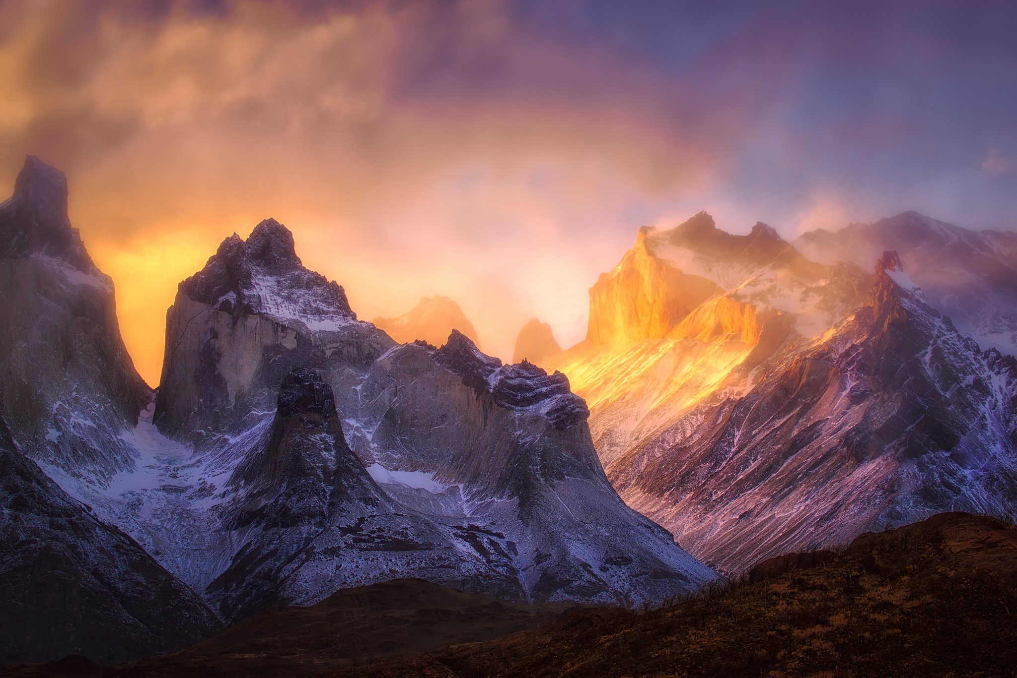 Téléchargez gratuitement l'image Montagnes, Montagne, Brouillard, La Nature, Terre/nature sur le bureau de votre PC