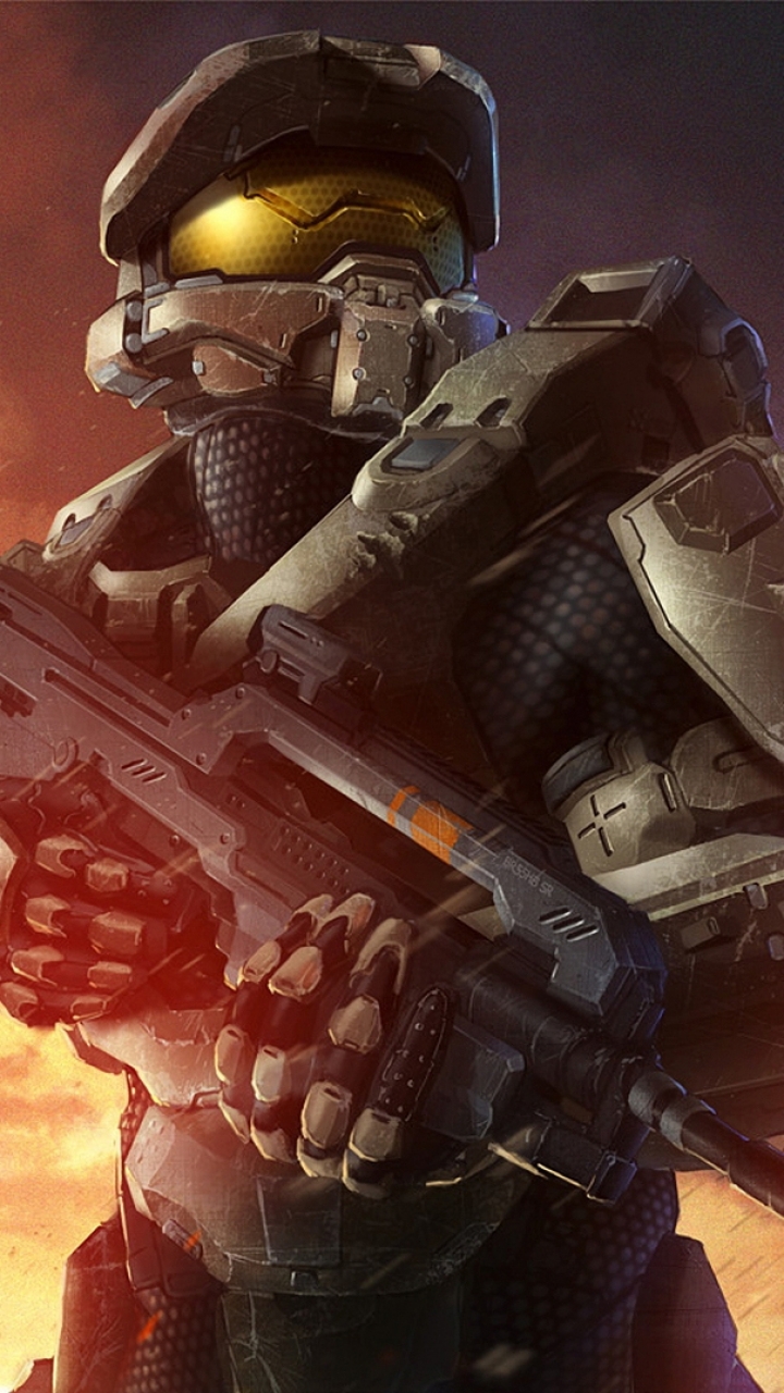 Download mobile wallpaper Weapon, Halo, Video Game, Master Chief for free.