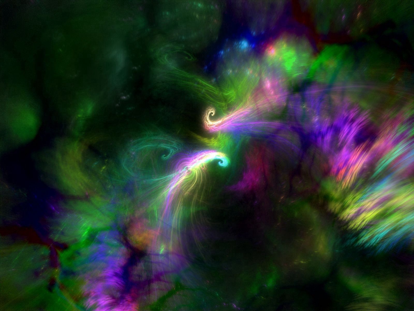 Download mobile wallpaper Glare, Motley, Stains, Spots, Multicolored, Lines, Abstract for free.