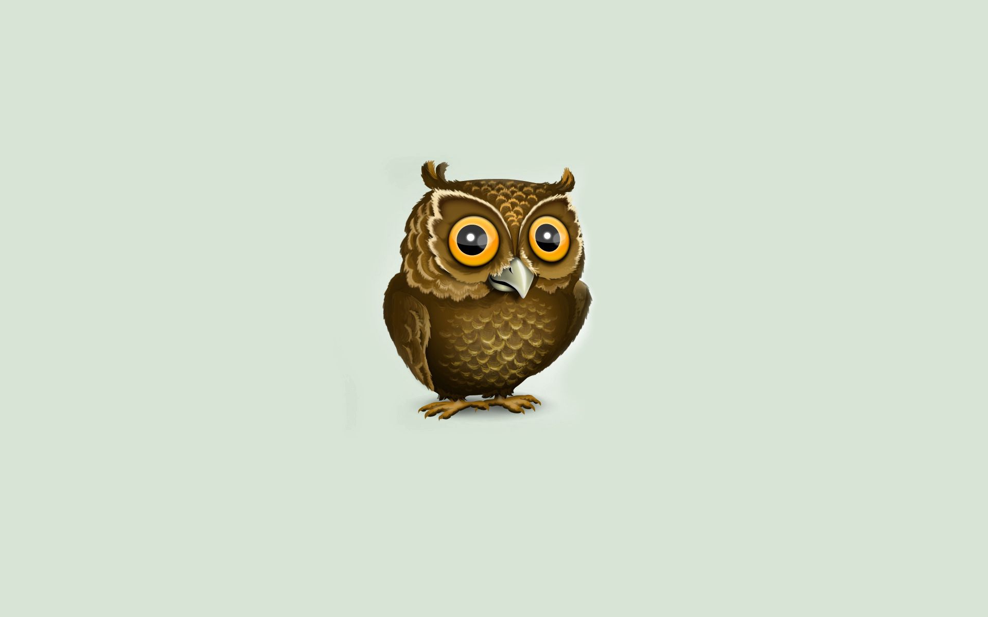 Full HD Wallpaper owl, art, vector, minimalism, picture, drawing
